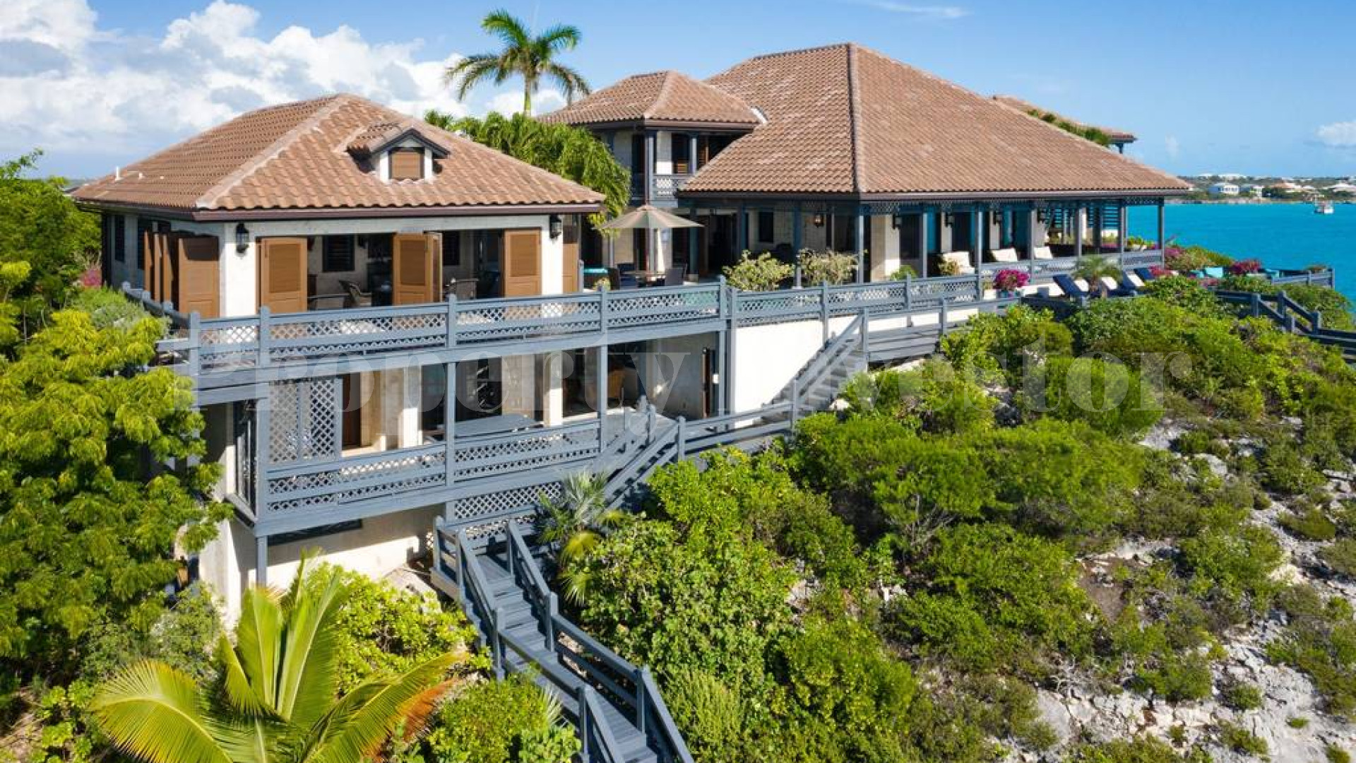 Incredible 6 Bedroom Luxury Oceanview Villa with Private Beach Access for Sale in Sapodilla Bay, Turks & Caicos