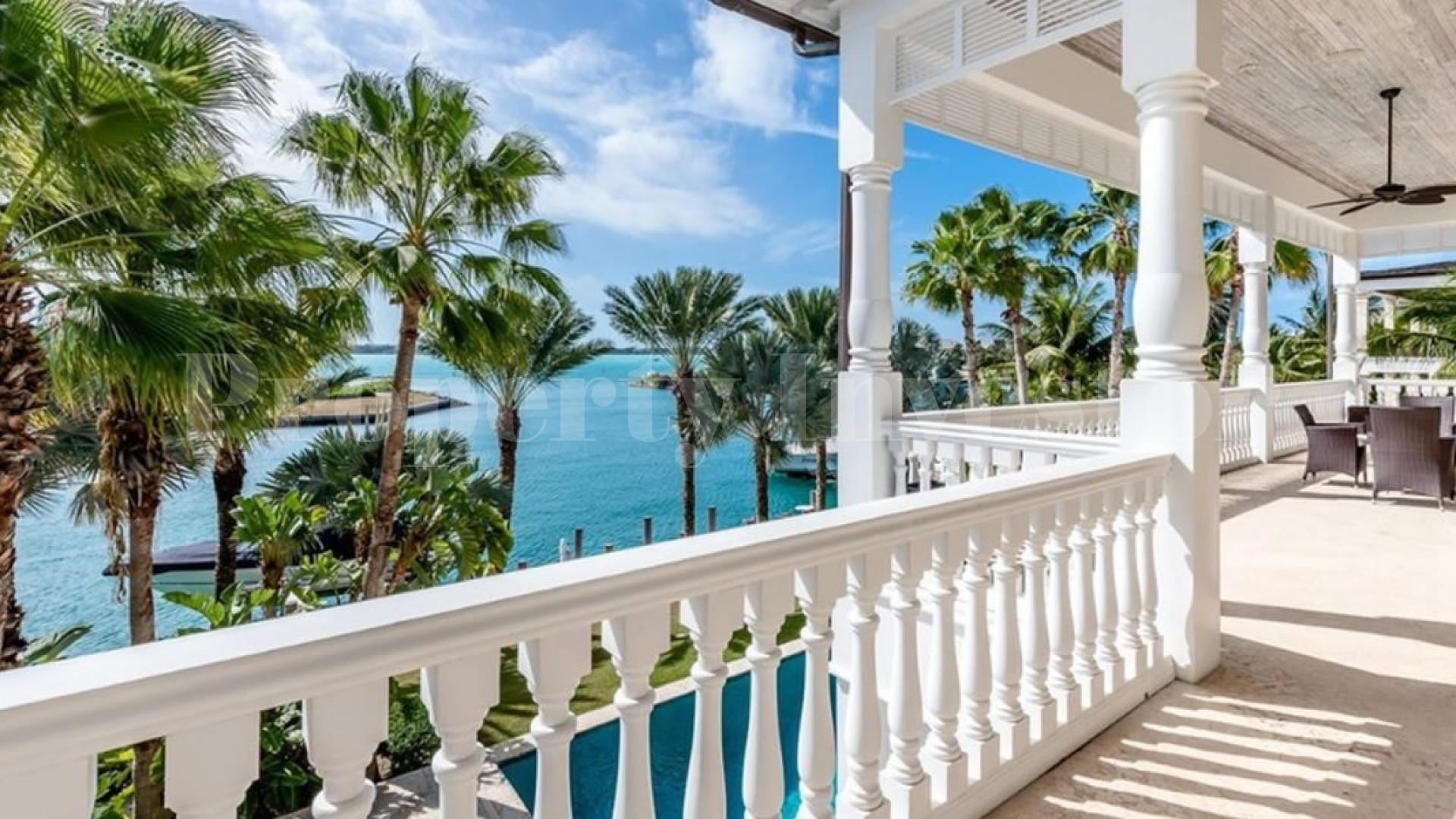 Impressive 6 Bedroom Luxury Oceanfront Villa Located in Prestigious Gated Community for Sale on Paradise Island, Bahamas