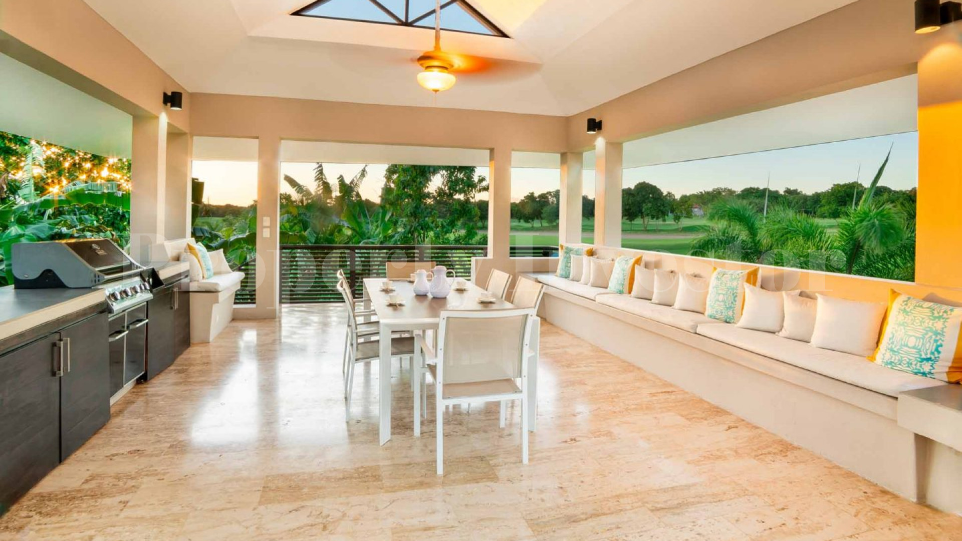 Extravagant 6 Bedroom Luxury Designer Golf Villa for Sale in La Romana, Dominican Republic