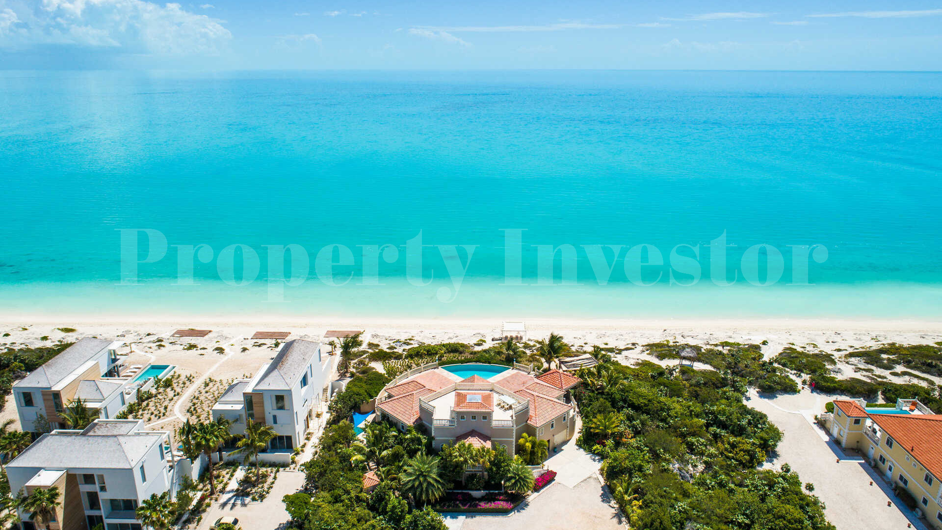 Popular 7 Bedroom Beachfront Rental Villa on Long Beach, Turks & Caicos