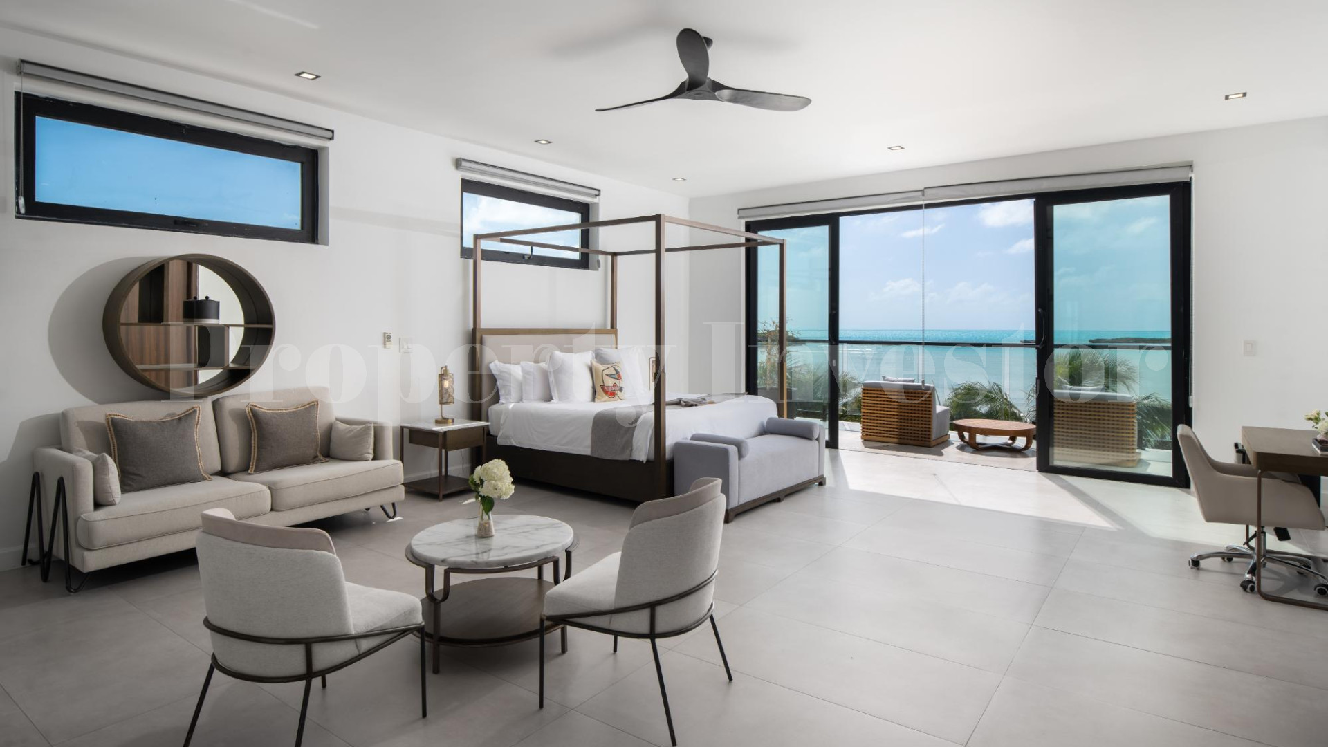 Premier 10 Bedroom Beachfront Trophy  Estate for Sale in Turtle Tail, Turks & Caicos