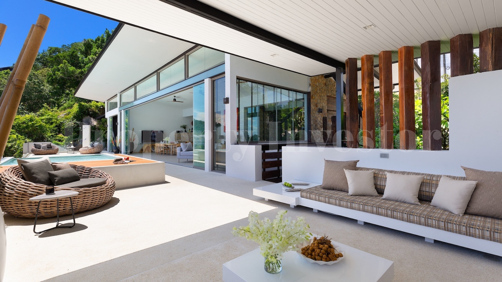 Modern 4 Bedroom Luxury Sea View Villa for Sale in Samui