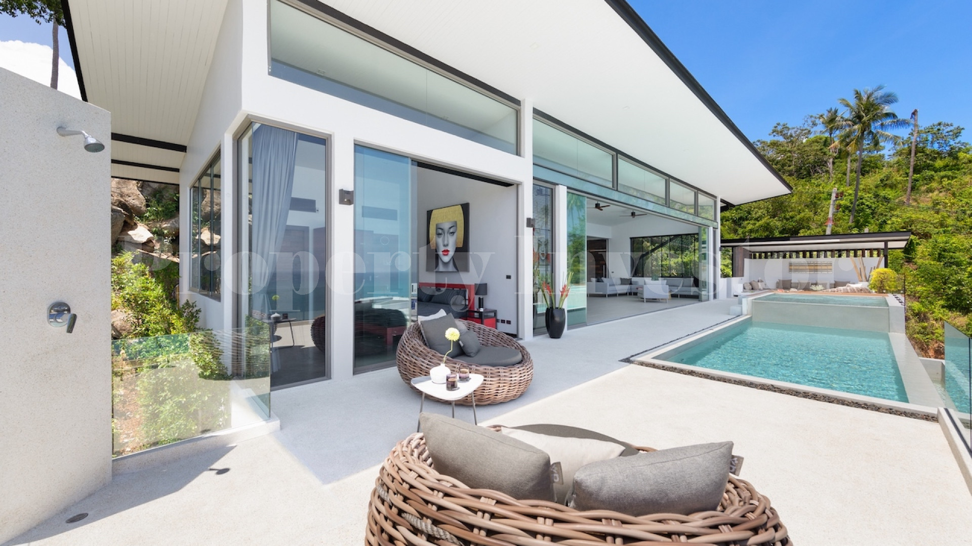 Modern 4 Bedroom Luxury Sea View Villa for Sale in Samui