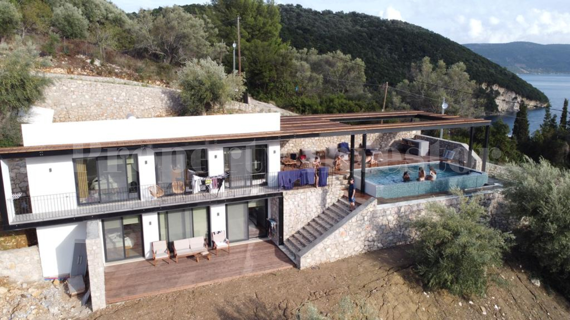 Brand New 4 Bedroom Luxury Villa with Breathtaking Panoramic Views for Sale on Lefkada Island, Greece