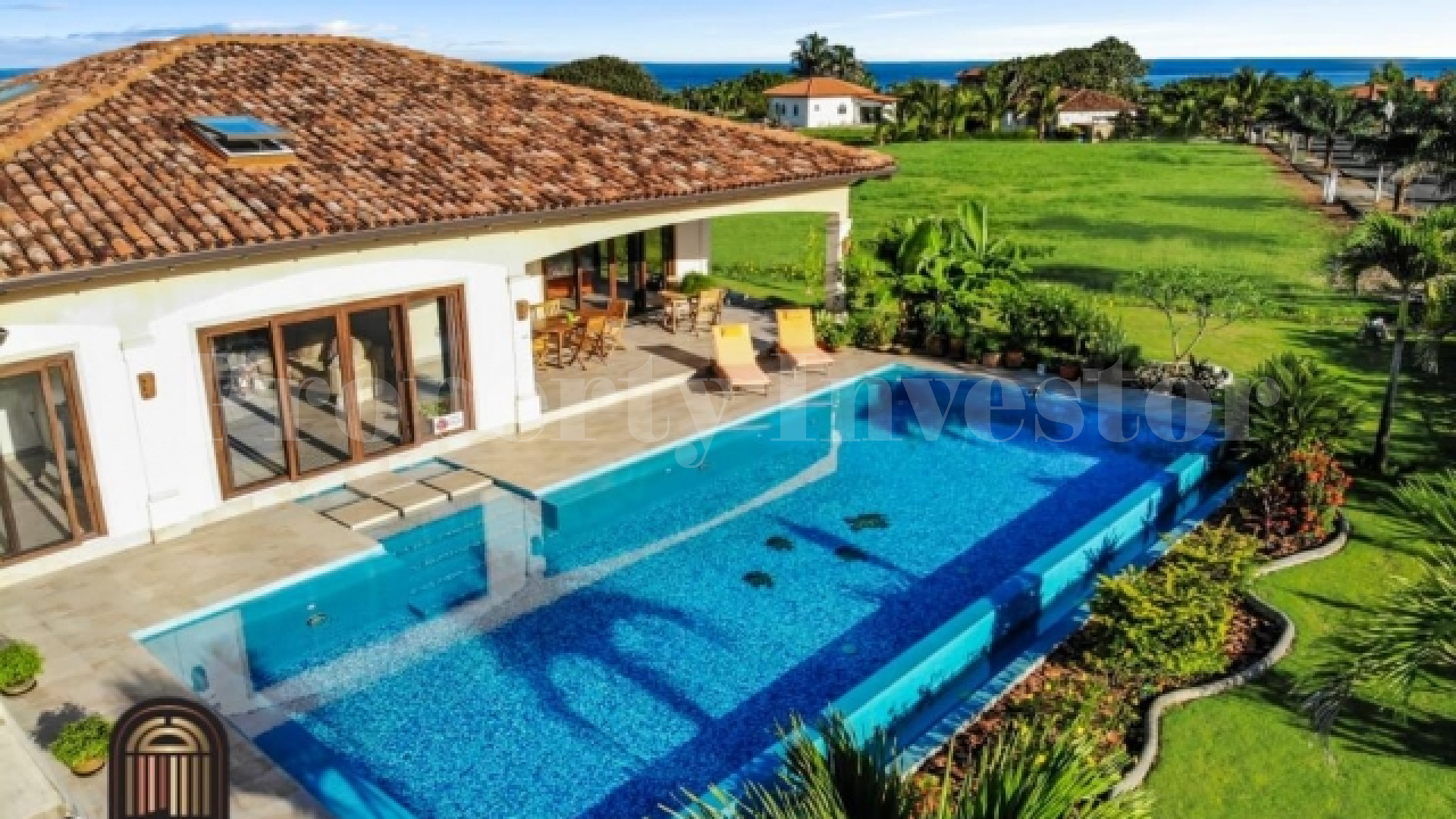 Beautiful 2 Bedroom Coastal Home with Crystal Clear Pool & Home Office for Sale in Pedasi, Panama