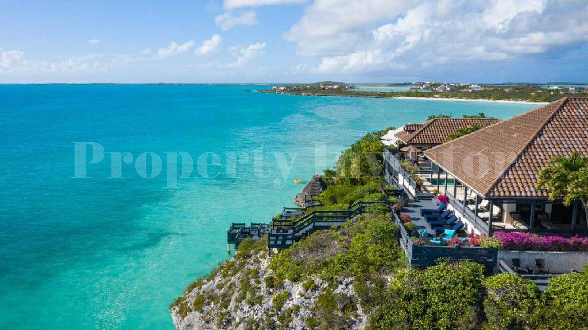 Incredible 6 Bedroom Luxury Oceanview Villa with Private Beach Access for Sale in Sapodilla Bay, Turks & Caicos