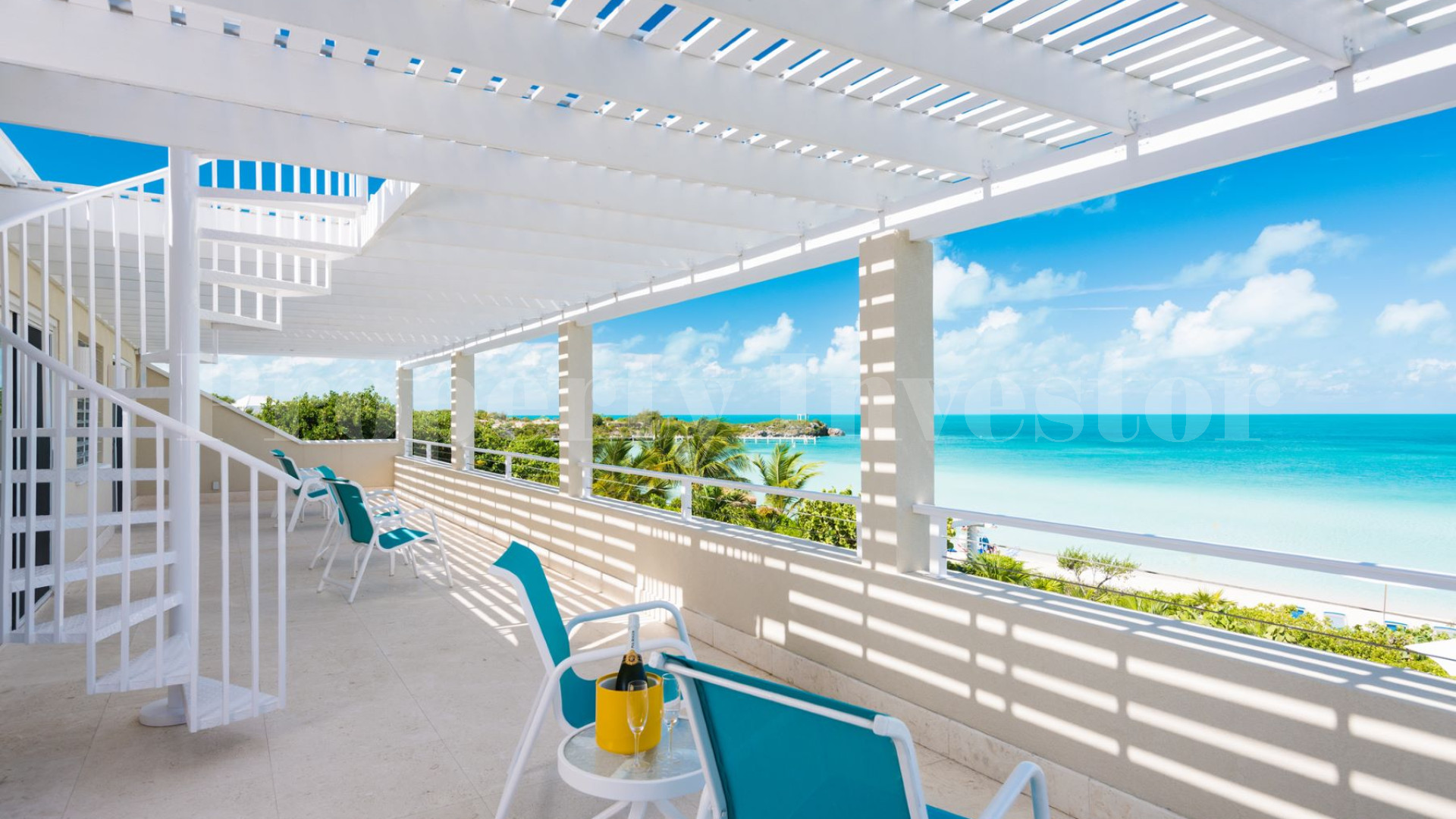 Stylish 5 Bedroom Luxury Beachfront Villa for Sale on Sapodilla Bay Beach, Turks & Caicos