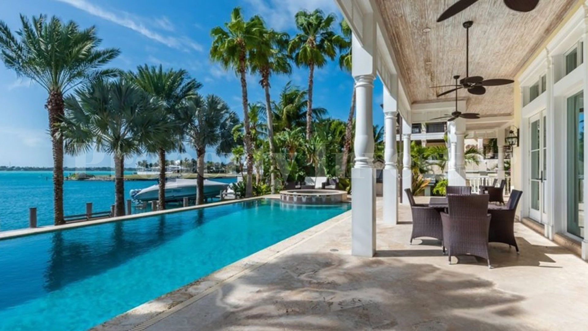 Impressive 6 Bedroom Luxury Oceanfront Villa Located in Prestigious Gated Community for Sale on Paradise Island, Bahamas