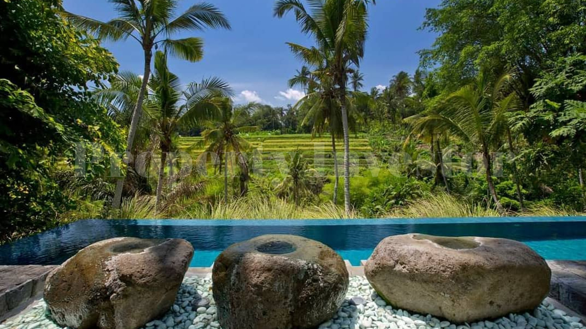 Unique 2 Bedroom Riverfront Designer Estate with Jungle Views for Sale in South-Ubud, Bali