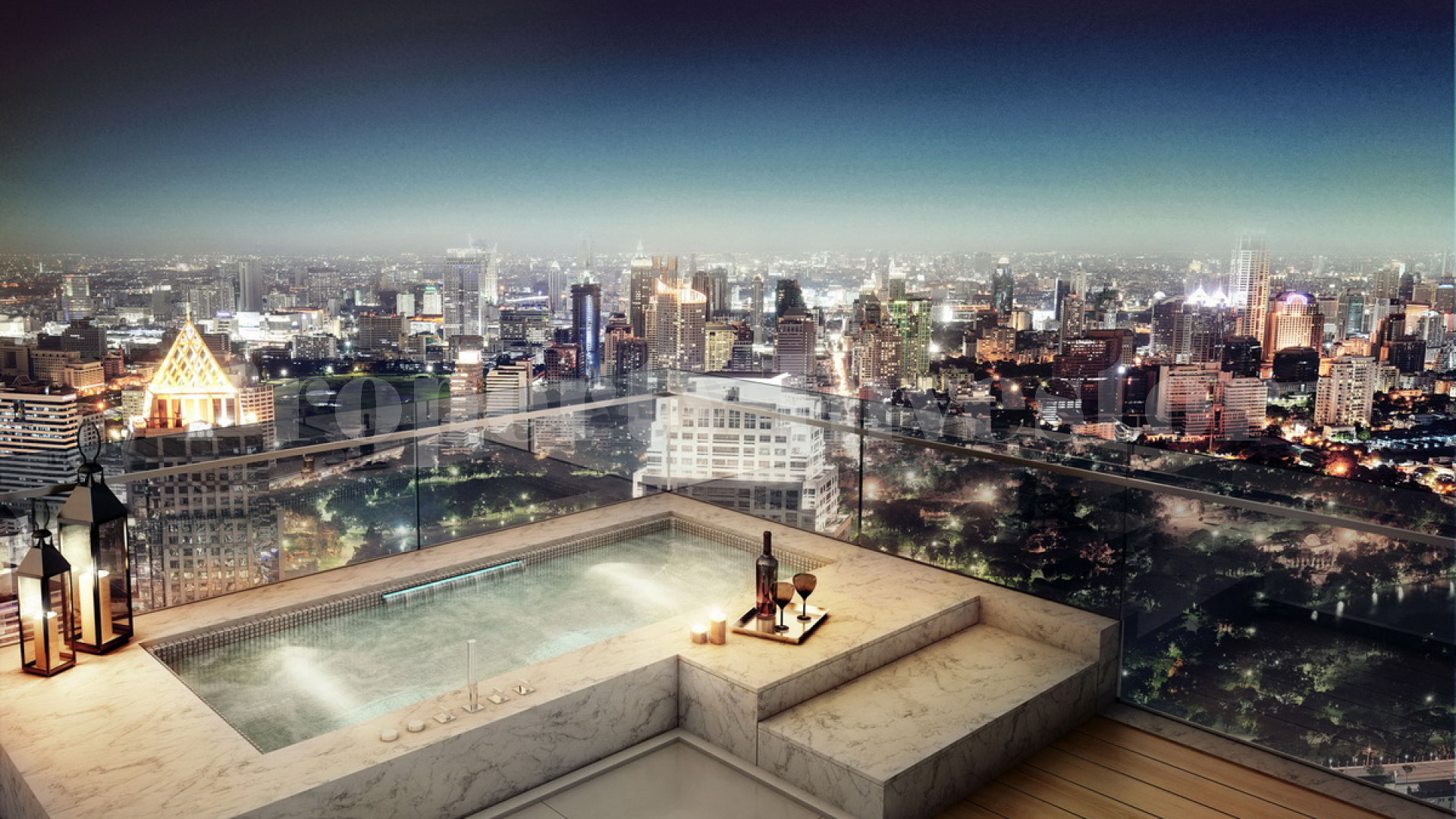 Эксклюзивный ультра роскошный пентхаус-апартамент на 3 спальни в Фром Фонг, Бангкок