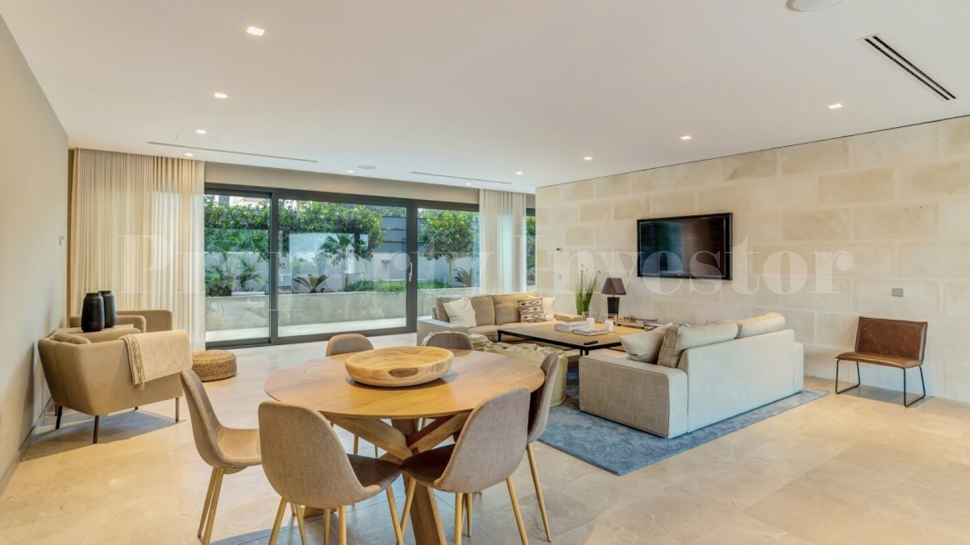 Chic 6 Bedroom Designer Sea View Villa in Sought After Location of Santa Ponsa