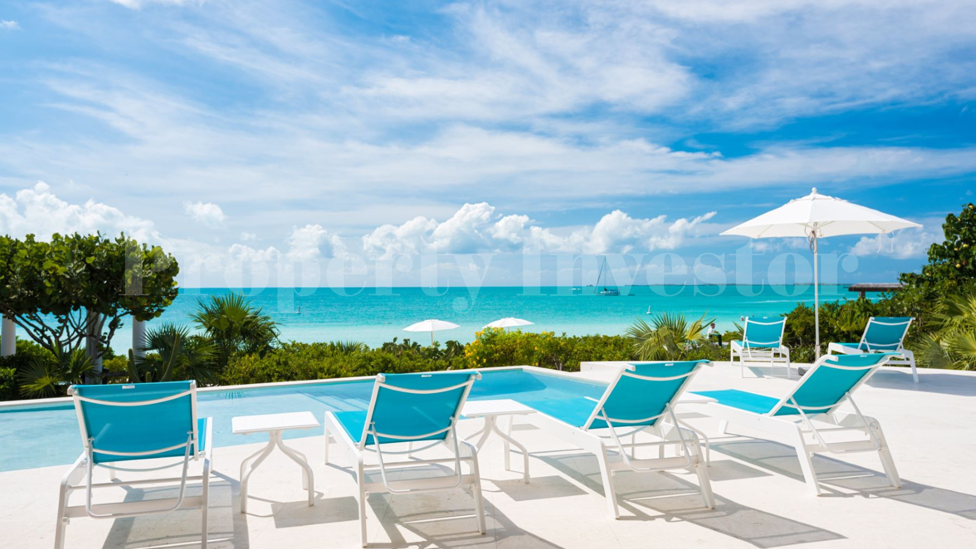 Stylish 5 Bedroom Luxury Beachfront Villa for Sale on Sapodilla Bay Beach, Turks & Caicos