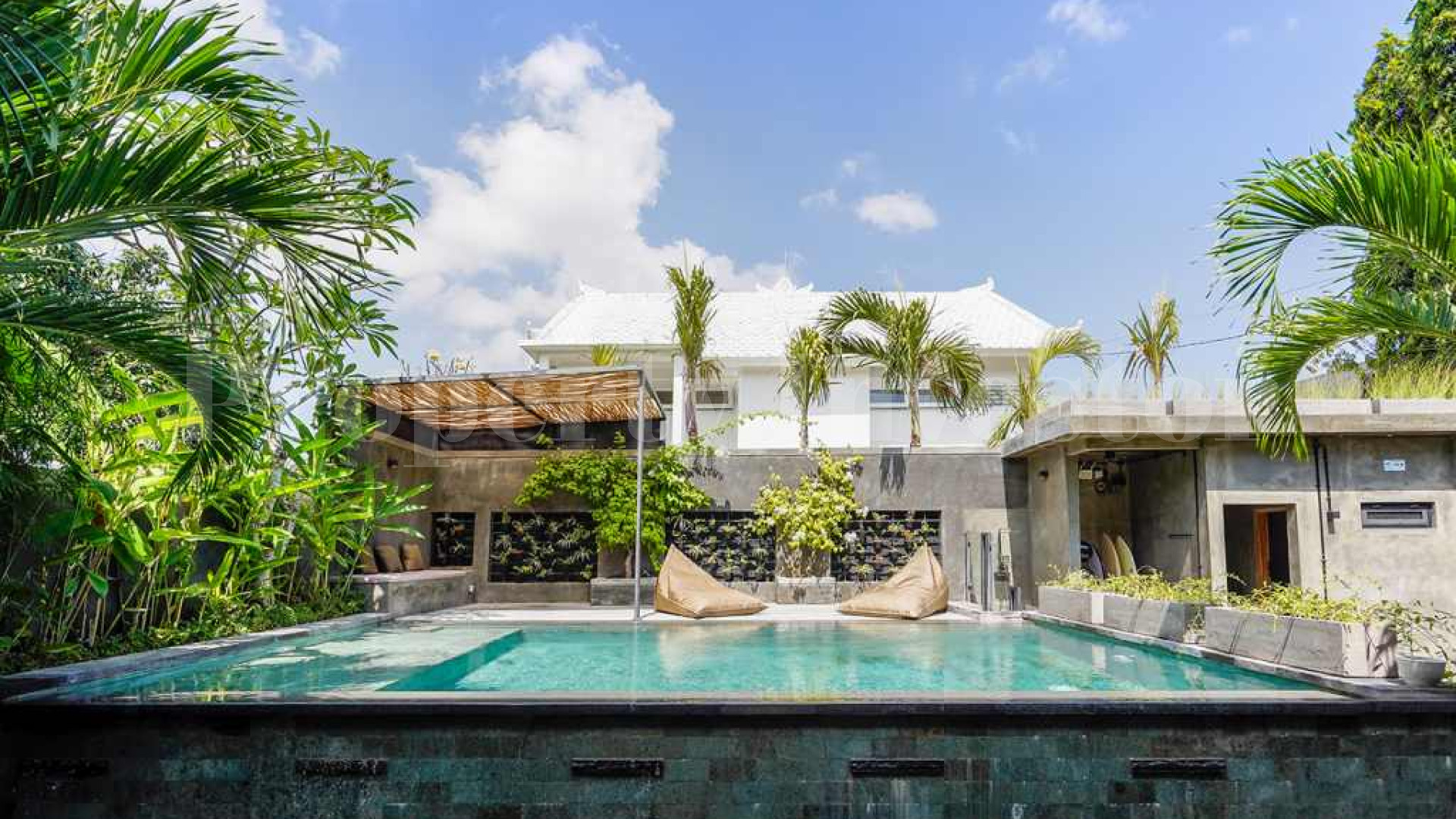 Modern 3 Bedroom Concrete Industrial Style Villa for Sale in Umalas, Bali