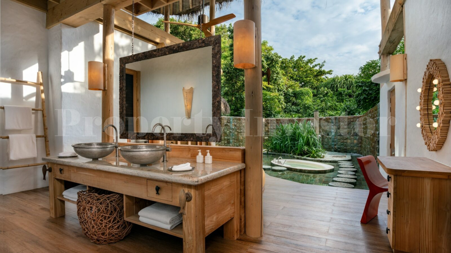 One-of-One 5 Bedroom Luxury Eco Resort Sunrise Villa with Viewing Moonlight Tower for Private Ownership in the Maldives