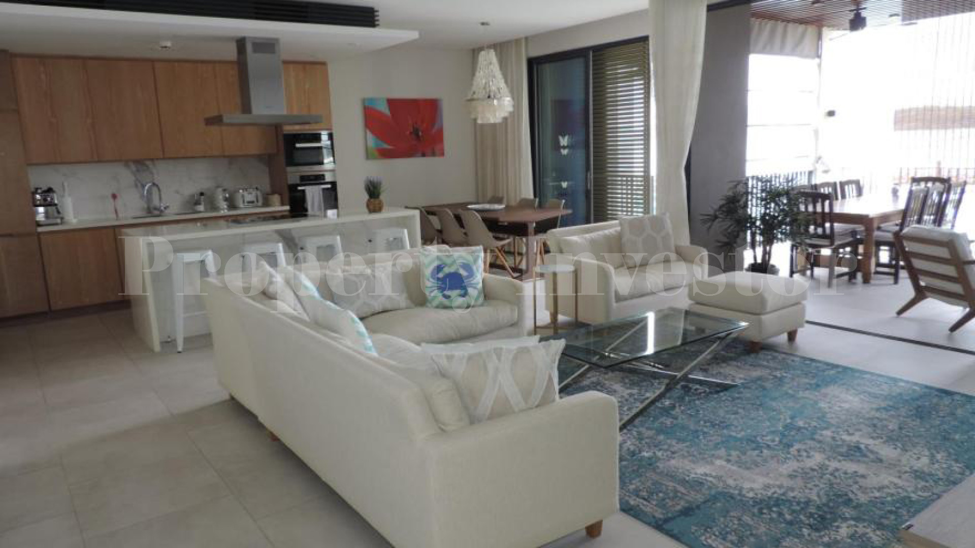 Exclusive 3 Bedroom Luxury Designer Beachfront Apartment with Spectacular Sea Views for Sale in Mahé, Seychelles