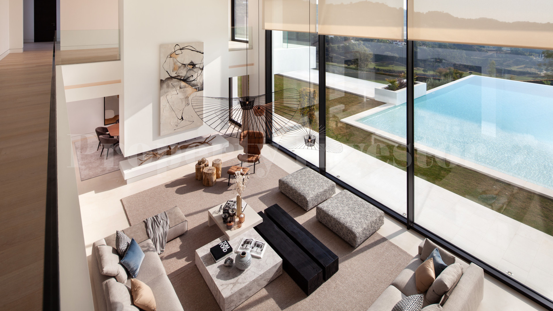 Эксклюзивная роскошная вилла на 9 спален на холме с потрясающими видами на сады, горы и море в Ла Загалета, Марбелья, Испания