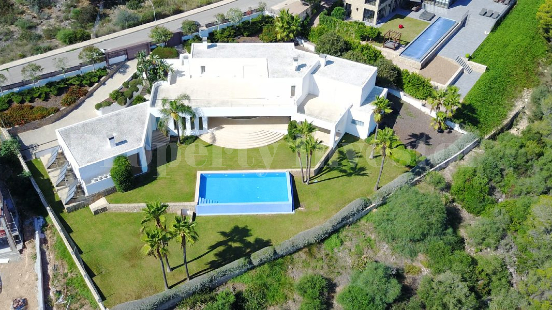 Minimalist 6 Bedroom Villa with Sea Views in Sol de Mallorca