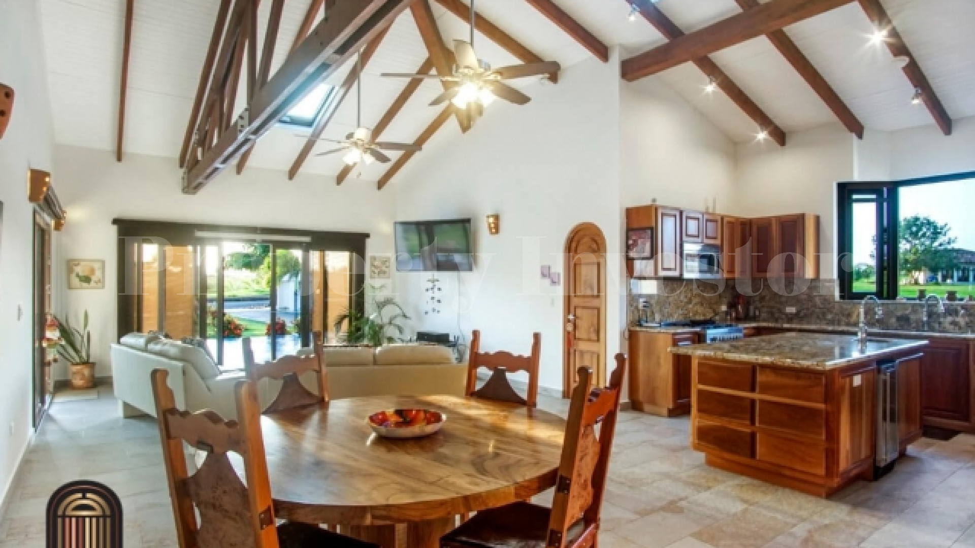 Beautiful 2 Bedroom Coastal Home with Crystal Clear Pool & Home Office for Sale in Pedasi, Panama