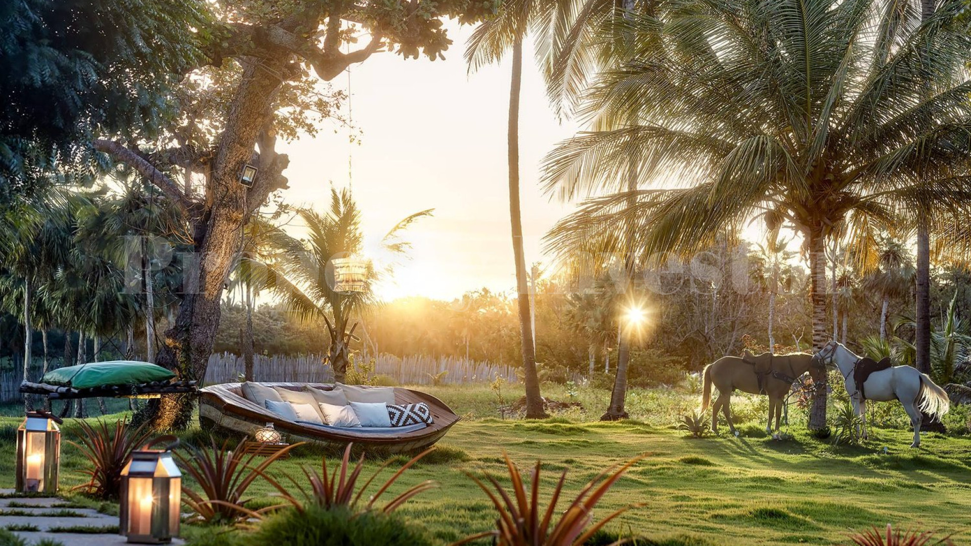 Incredible 9 Suite Luxury Beachfront Tropical Wilderness Villa for Sale in Jericoacoara, Brazil