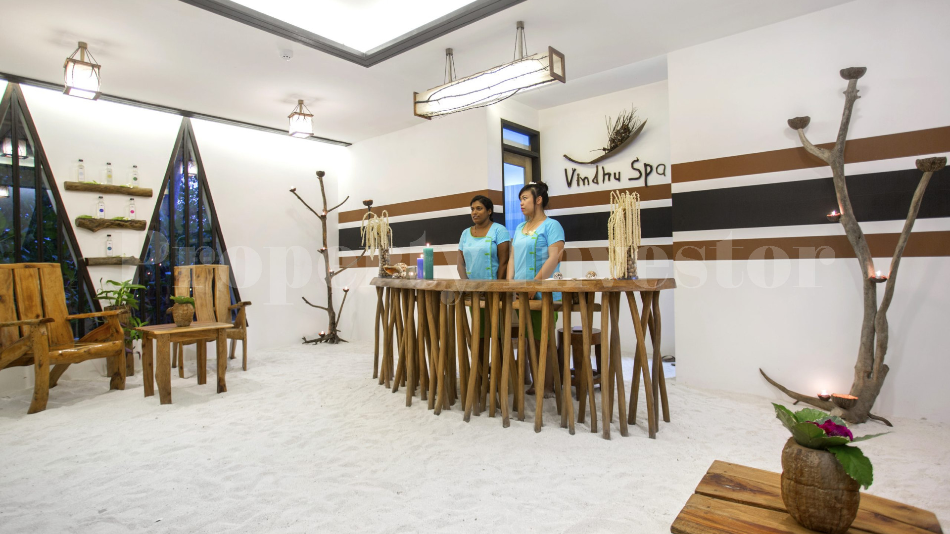 Exclusive 32 Room Island Eco Resort with 89 Room Overwater Bungalow Expansion Plan for Sale in the Maldives