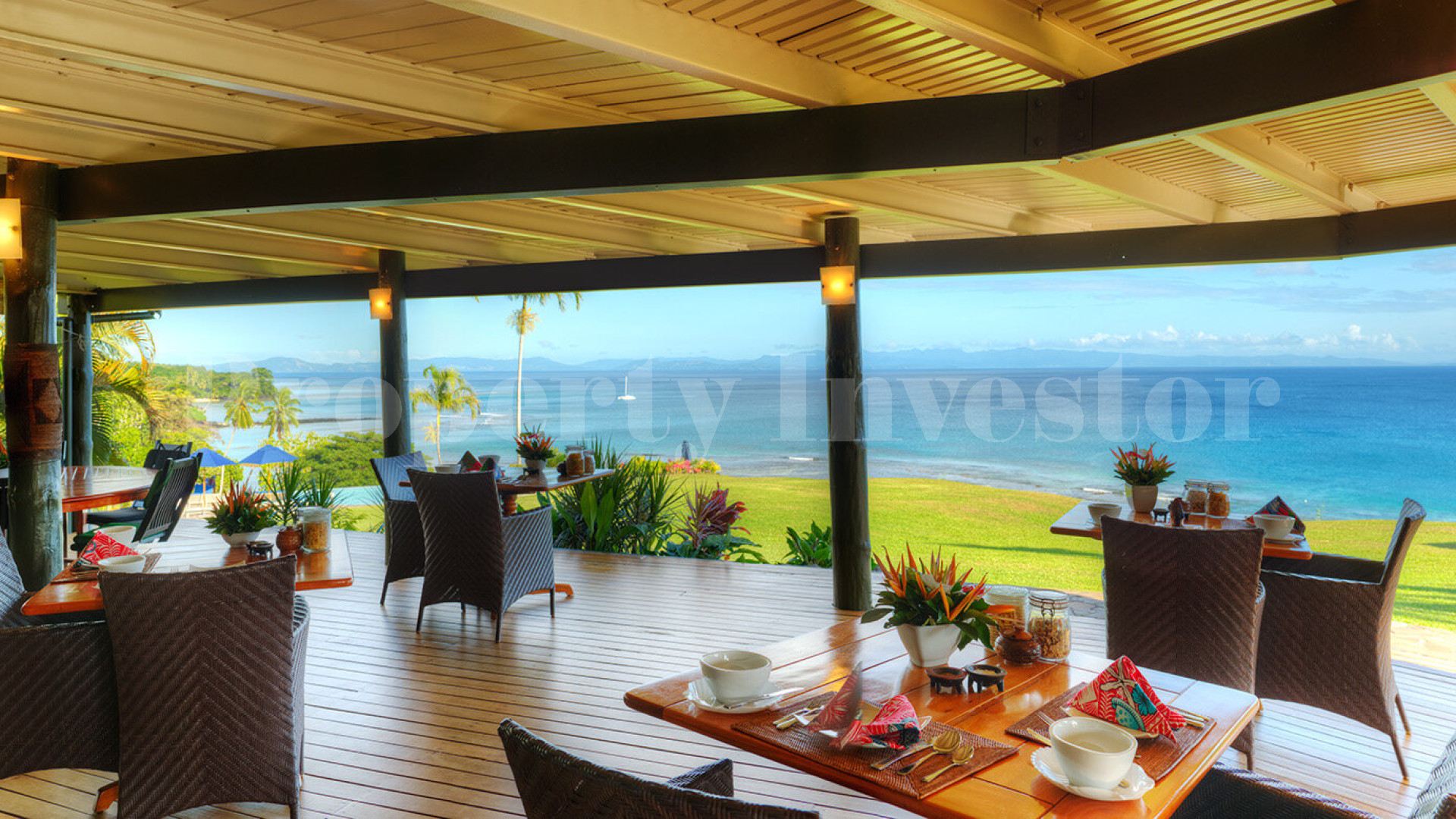 Award Winning 11 Villa Luxury Boutique Clifftop Resort for Sale on Taveuni Island, Fiji