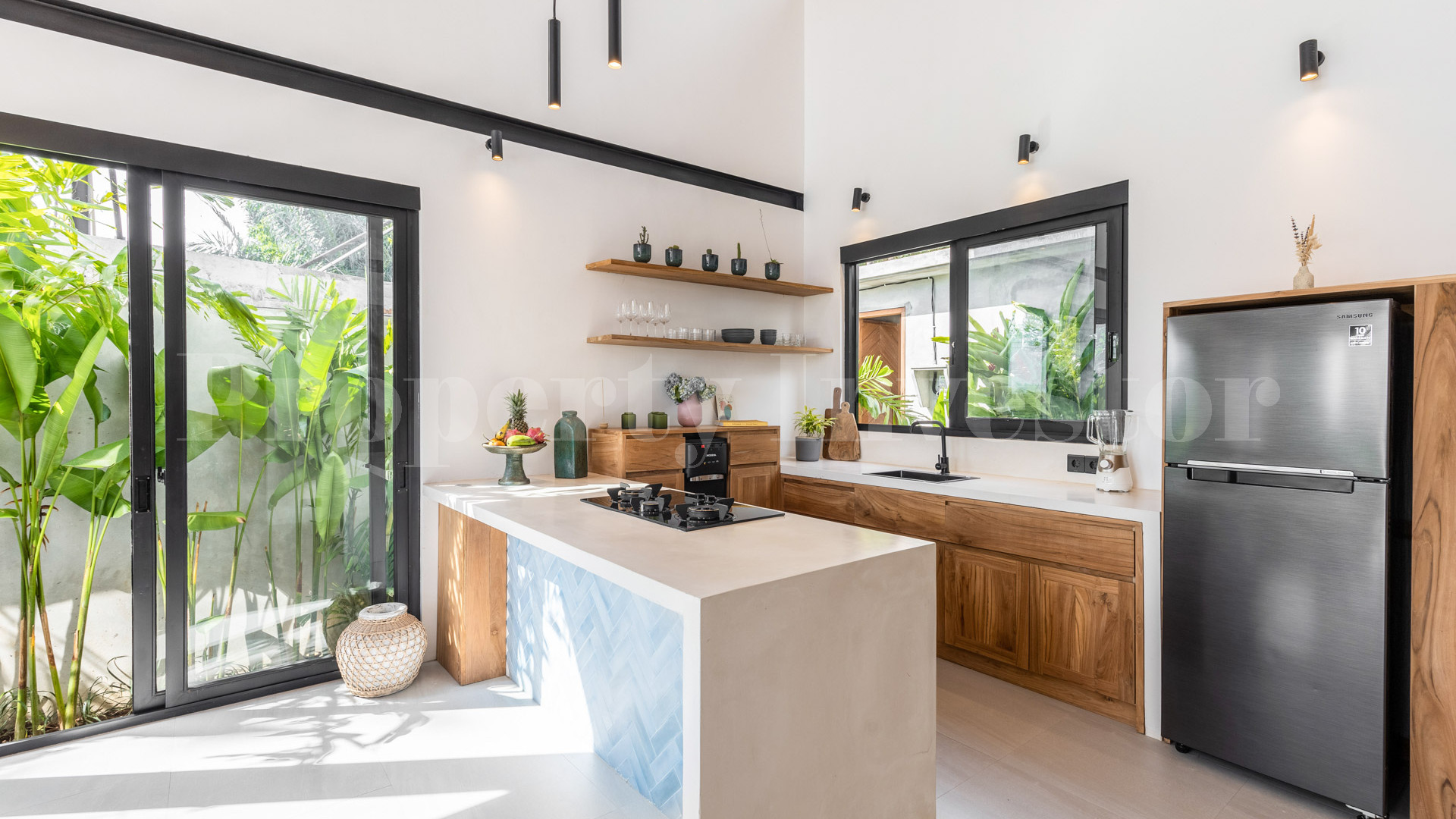 Chic 1-3 Bedroom Designer Loft Villas with Beautiful Rice Paddy Views for Sale Near Canggu, Bali