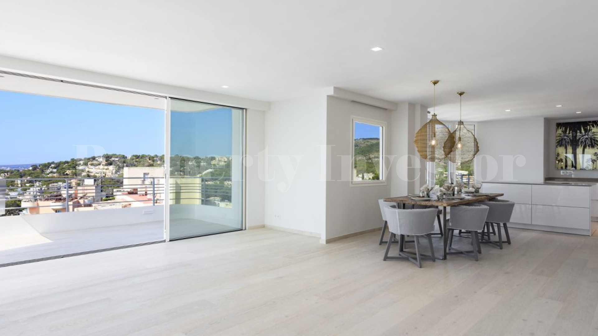 4 Bedroom High End Apartment with Panoramic Sea Views in San Augustin, Mallorca