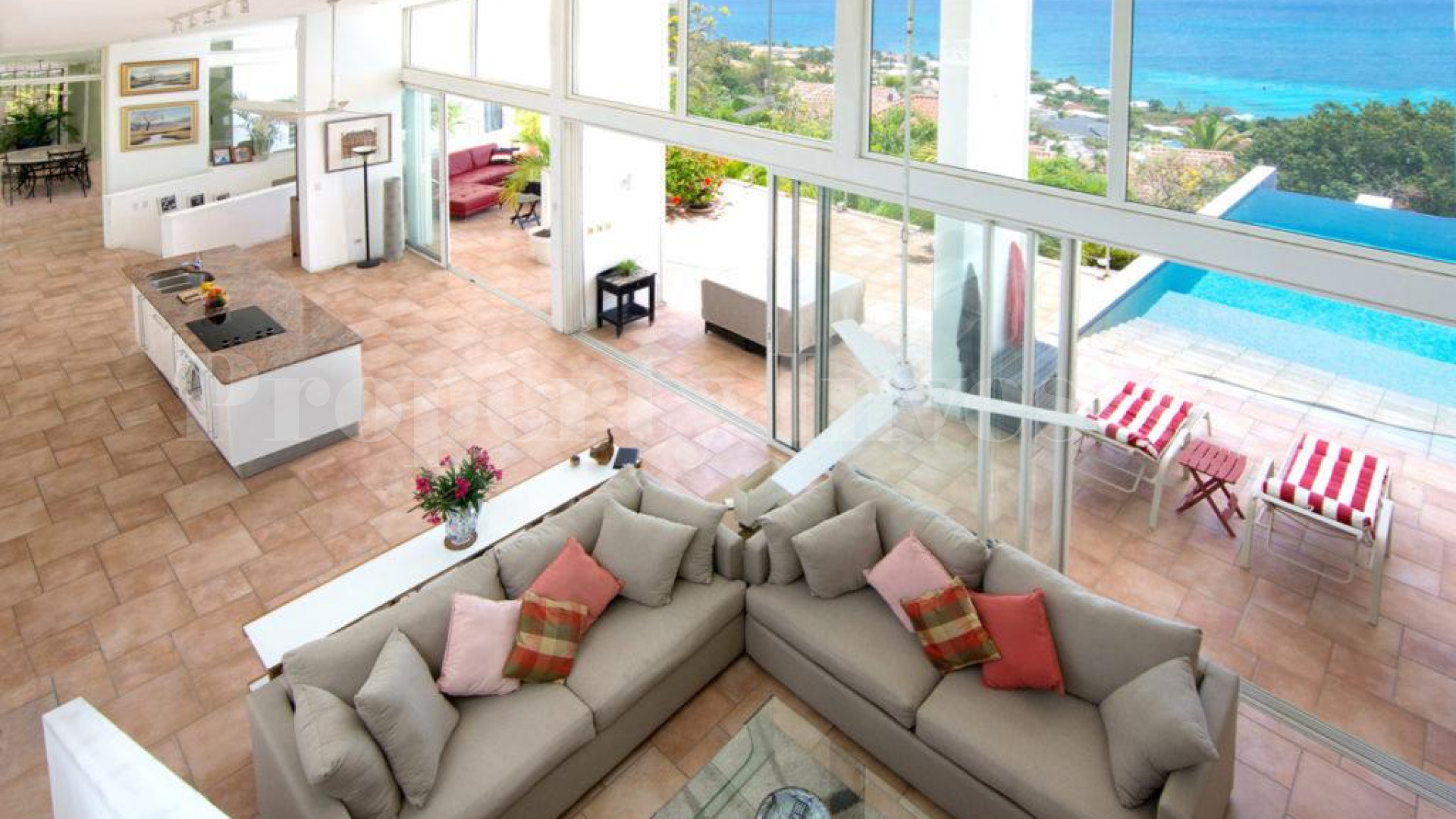Stunning One-of-a-Kind 5 Bedroom Oceanview Luxury Villa for Sale in Pelican Key, St. Maarten