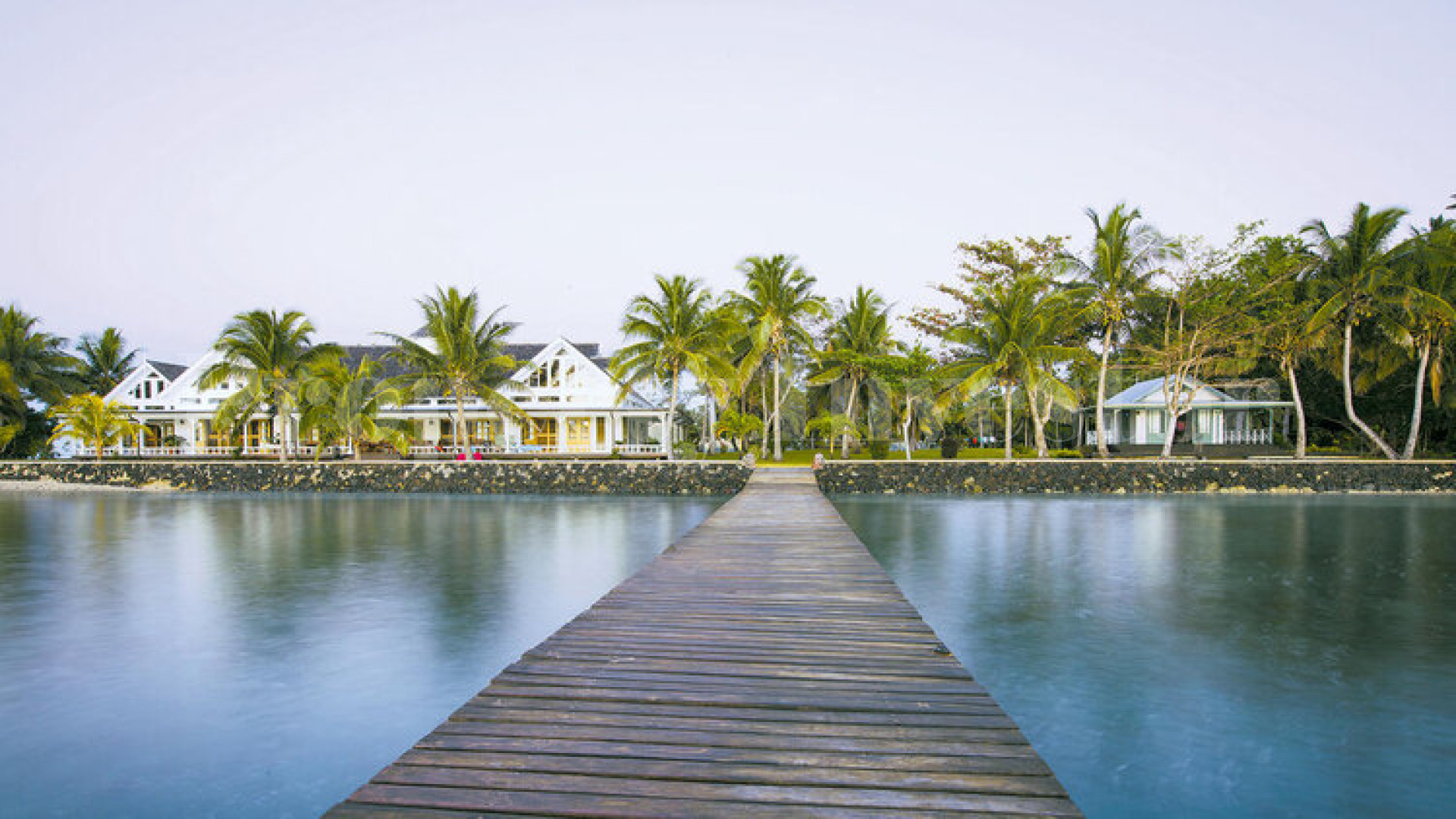 Stunning 4 Bedroom Private Colonial Beach Retreat with 5 Guest Bures & 2 Beach Frontages for Sale on the Rainbow Reef, Fiji