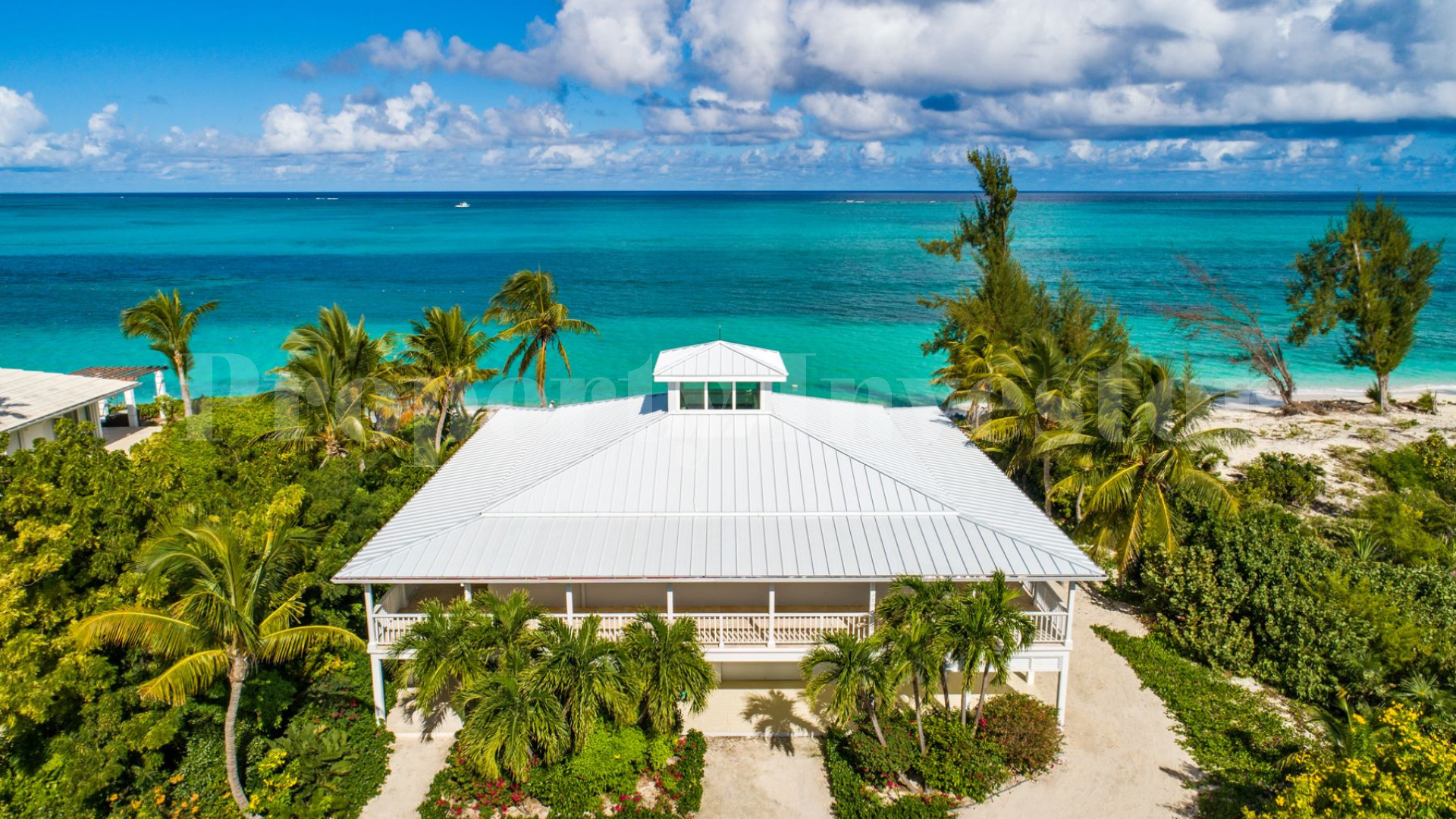 Beautiful 6 Bedroom Caribbean Style Luxury Beachfront Villa with Private Beach Access for Sale in Grace Bay, Turks & Caicos