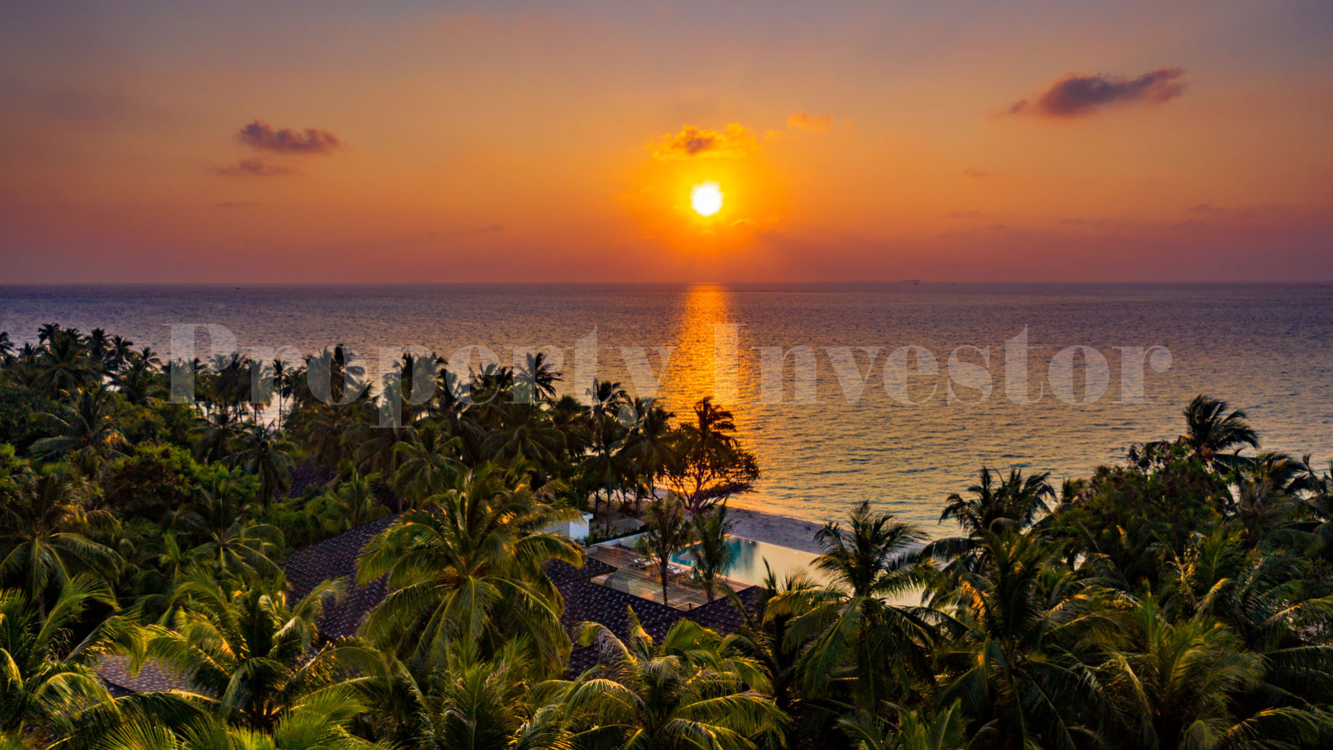 Продается роскошный островной отель на 60 вилл на Мальдивах