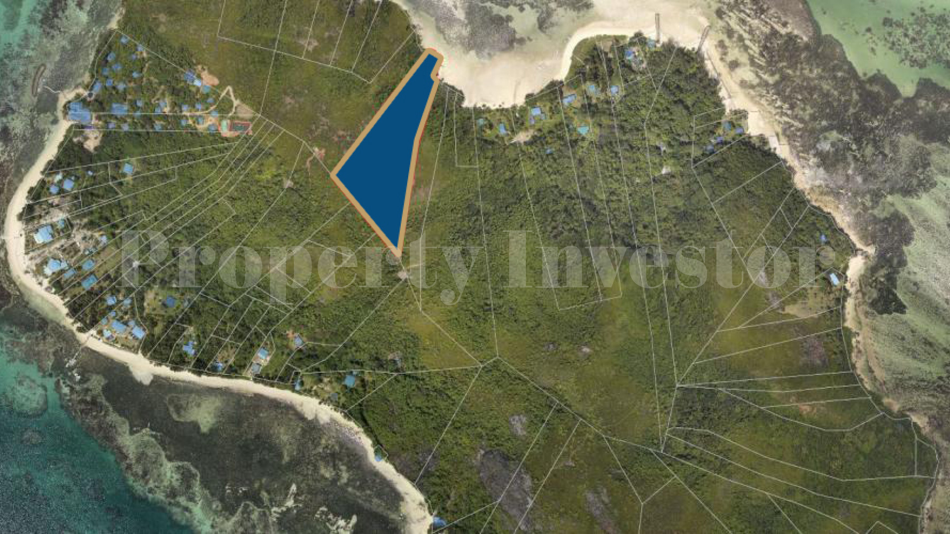 Expansive 2.7 Hectares of Beachfront Land with Private Beach Access for Sale on Cerf Island, Seychelles