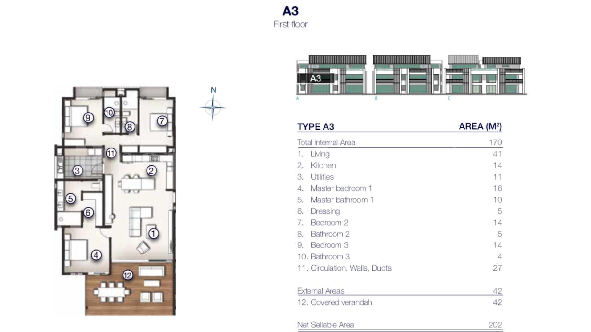 Exclusive Waterfront Apartment in Mauritius (Unit A3)