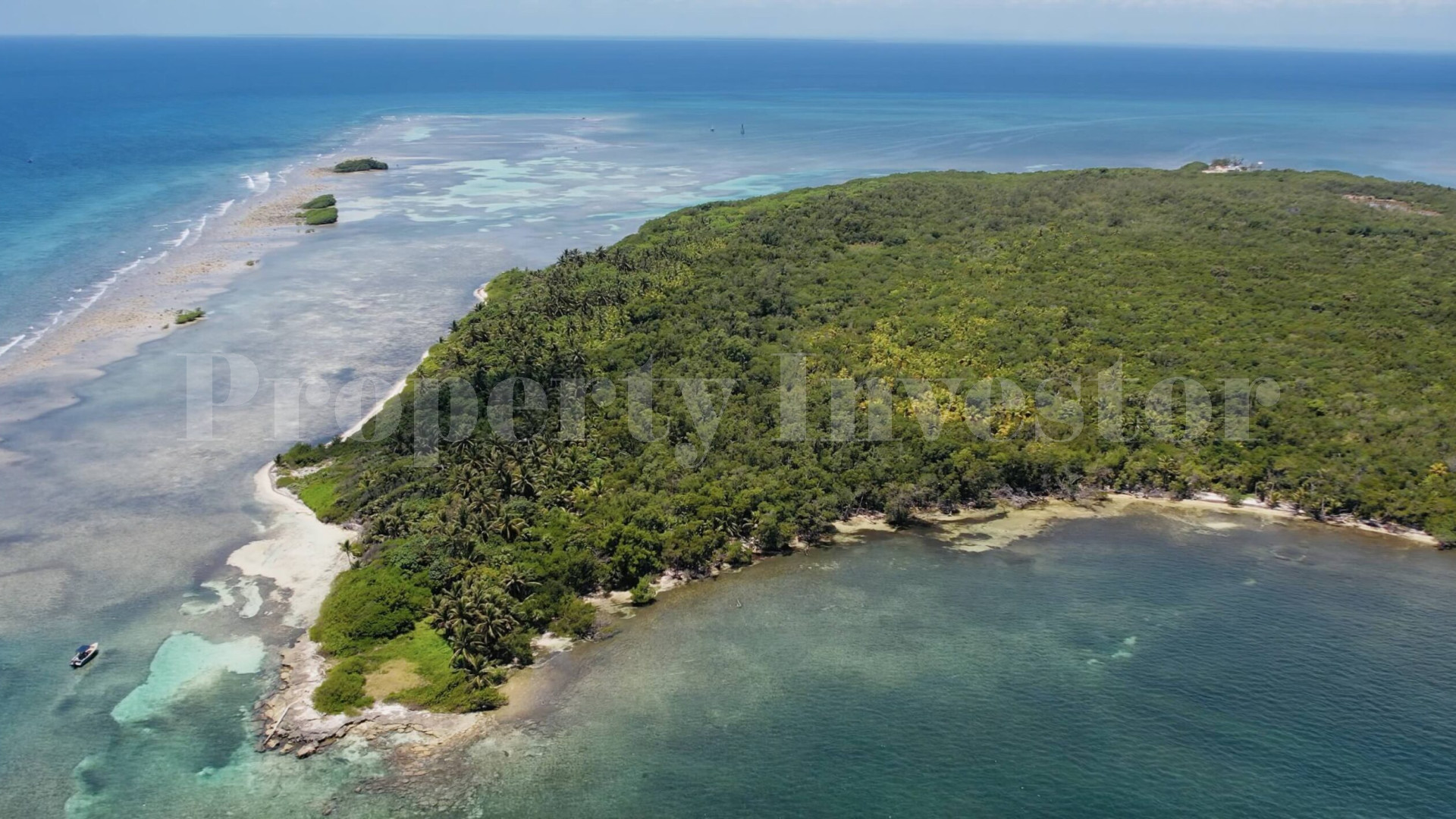Caye Bokel — 33 Acre Private Virgin Island Parcel for Sale in Belize