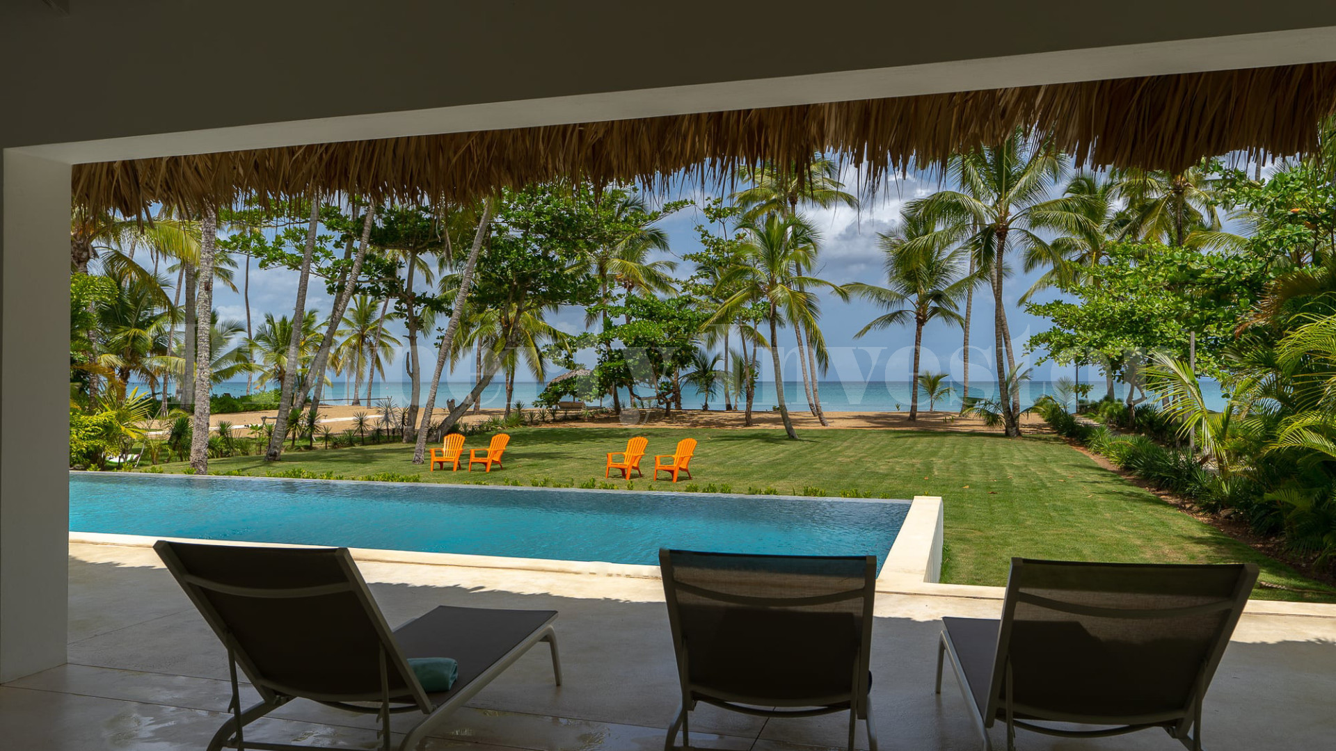 Beautiful 5 Bedroom Luxury Beachfront Villa for Sale at Playa Coson, Las Terrenas