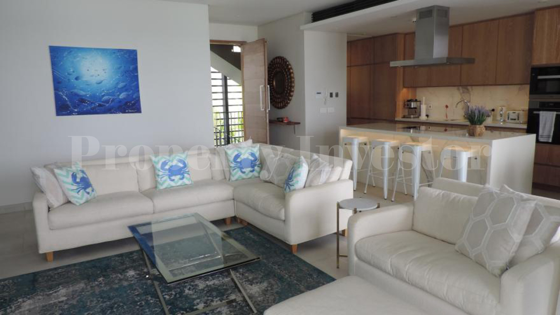 Эксклюзивный роскошный дизайнерский апартамент на 3 спальни на первой линии с потрясающим видом на море на Маэ, Сейшелы