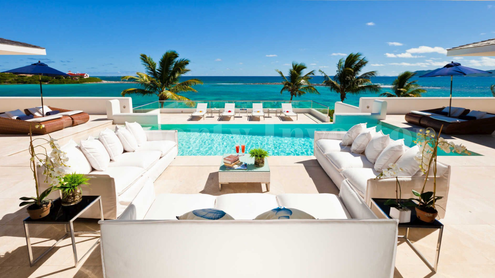 Stunning 10 Bedroom Modern Luxury Beachfront Villa in Anguilla