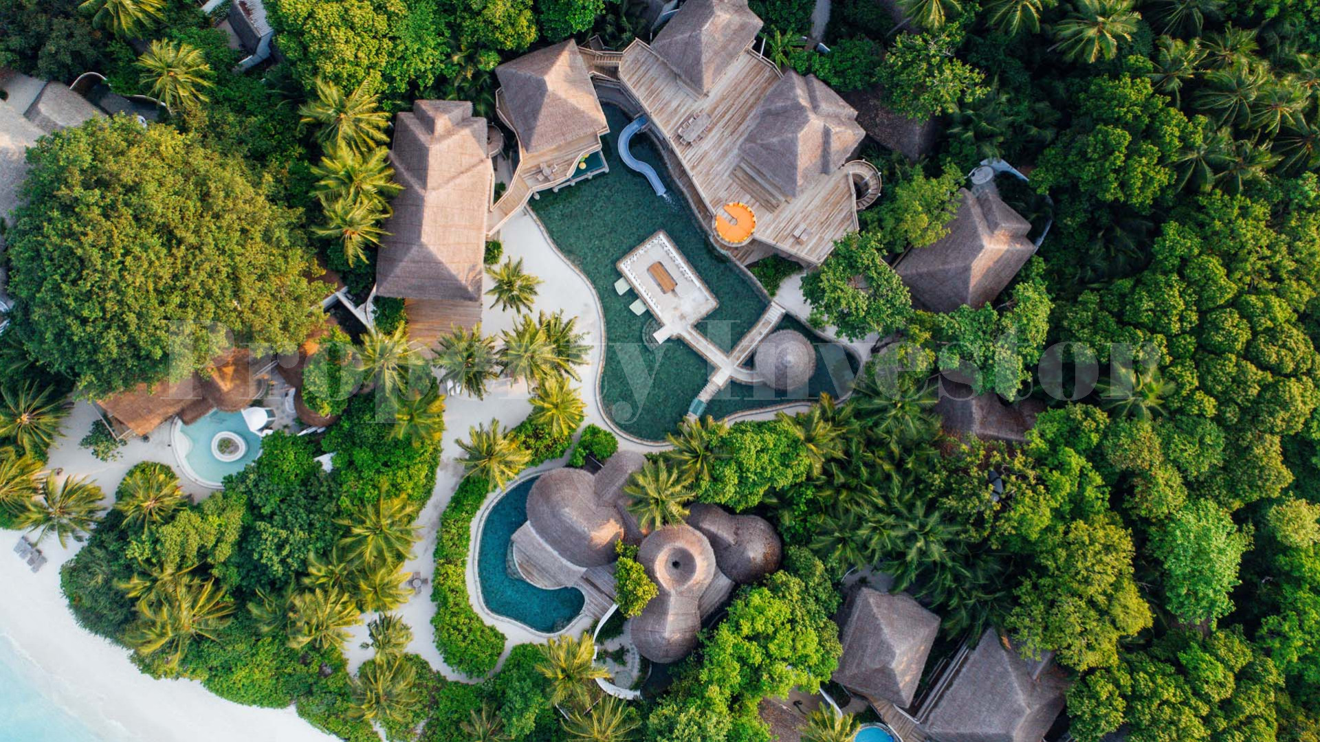 Exclusive 9 Bedroom Private Beachfront Pool Mansion for Sale in the Maldives