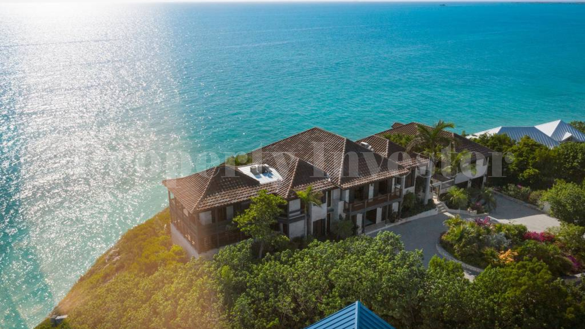 Incredible 6 Bedroom Luxury Oceanview Villa with Private Beach Access for Sale in Sapodilla Bay, Turks & Caicos