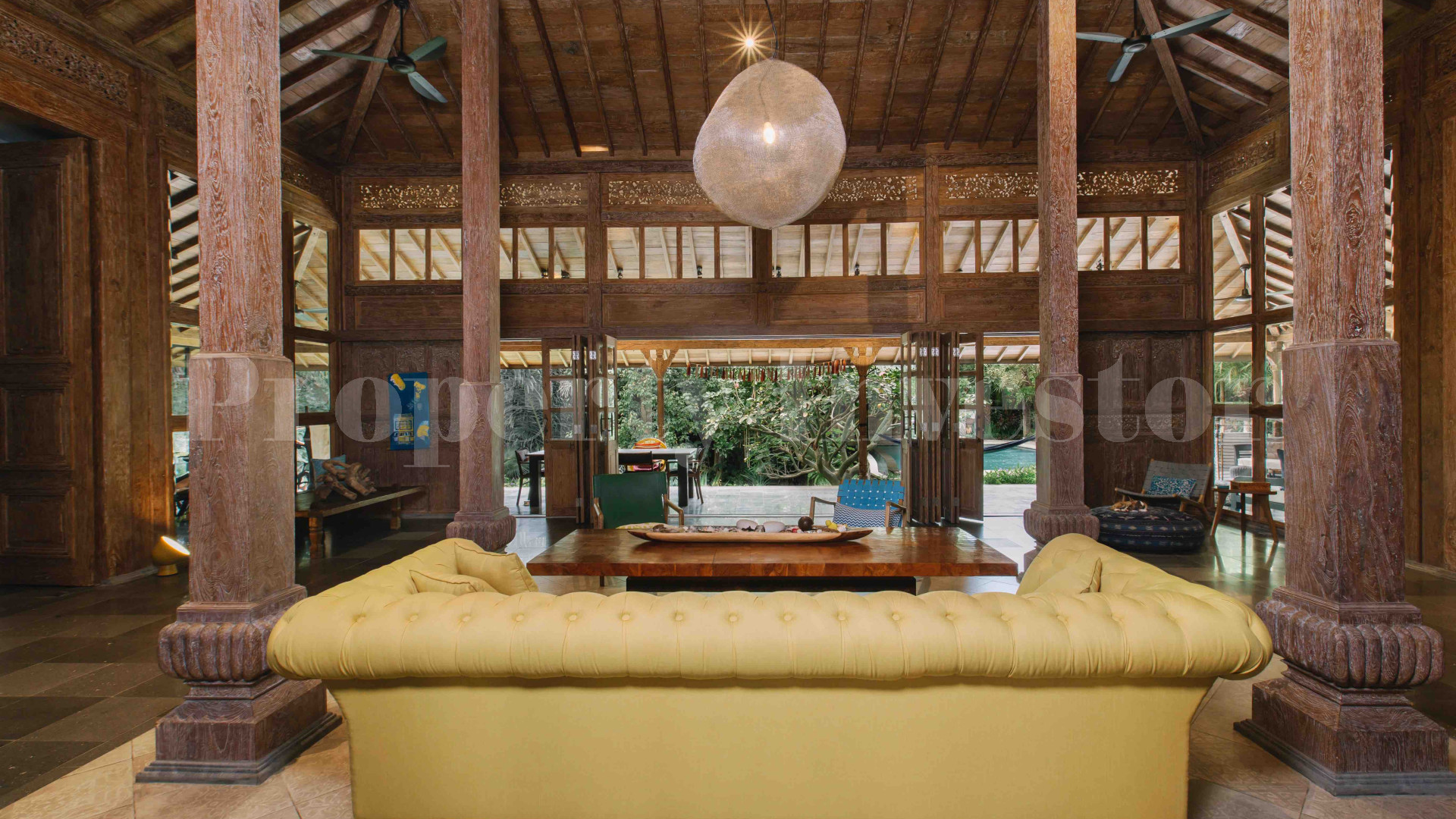 Stunning 3 Bedroom Luxury Joglo Villa with Traditional Javanese Flare for Sale in Pererenan, Bali