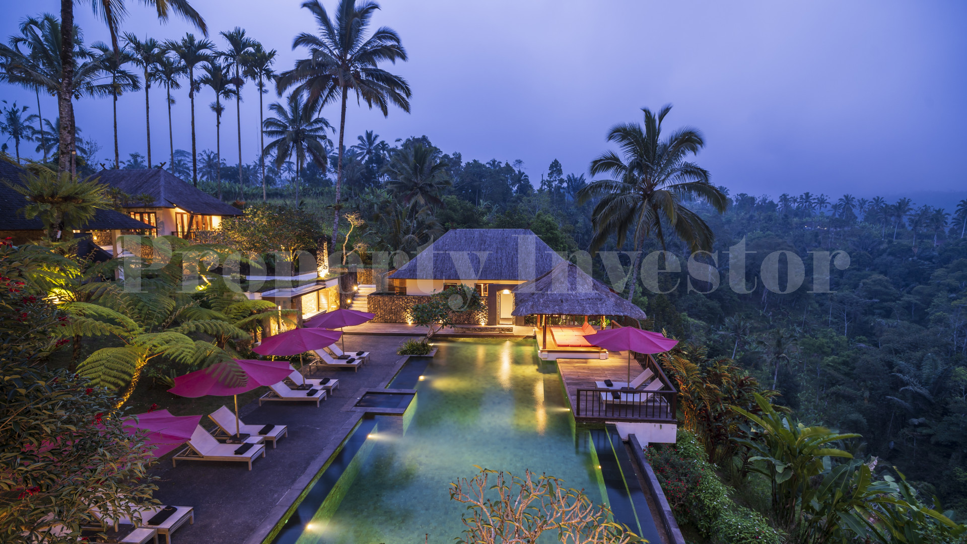 Exceptional 6 Bedroom Estate with Stunning Jungle & Valley Views for Sale in North-Ubud, Bali