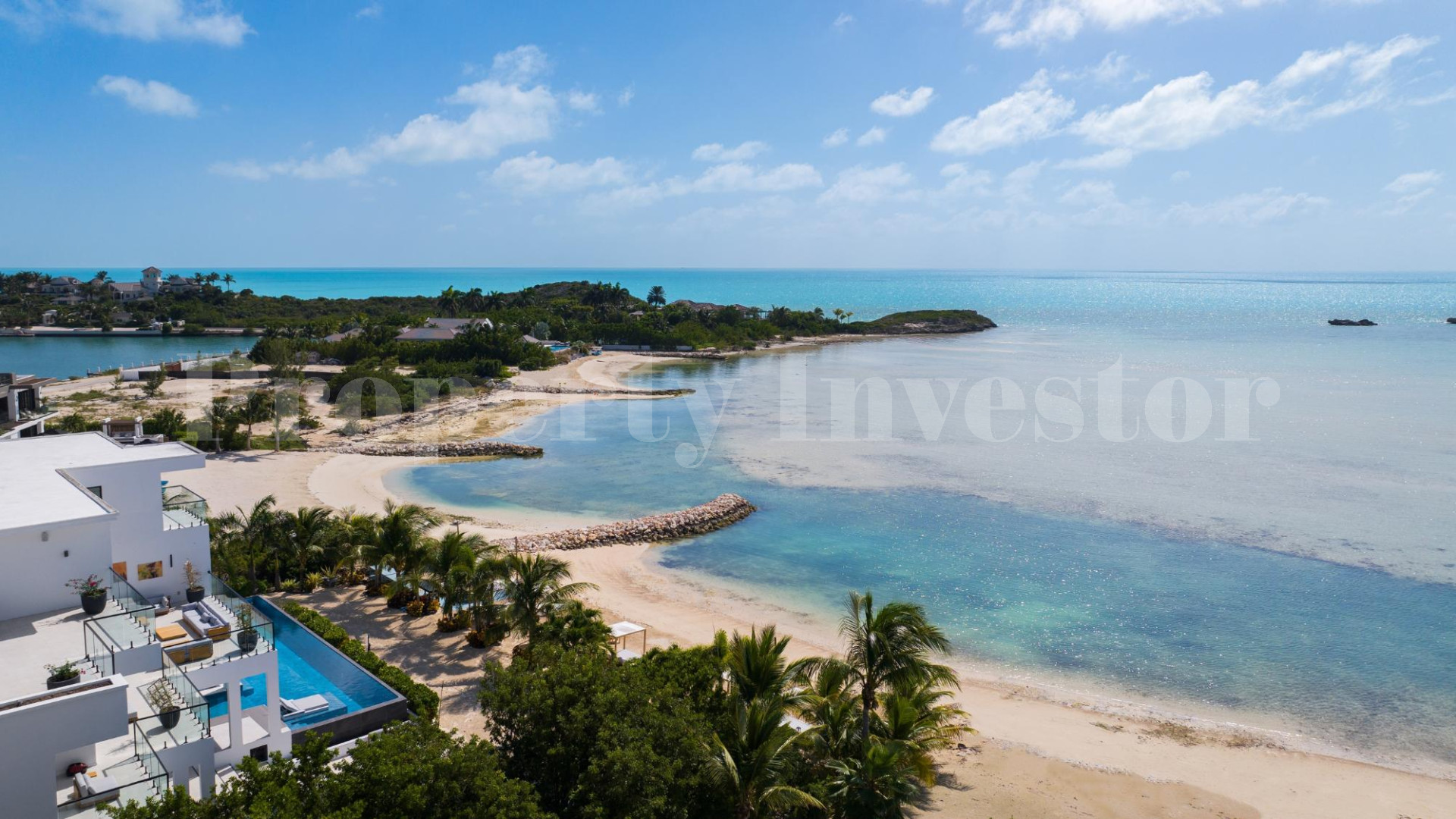 Premier 10 Bedroom Beachfront Trophy  Estate for Sale in Turtle Tail, Turks & Caicos