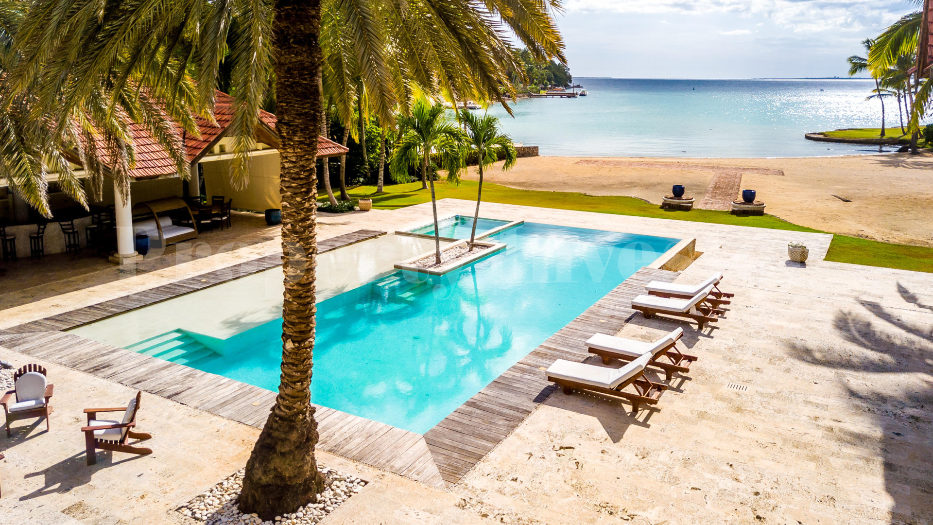 Incredible 7 Bedroom Beachfront Luxury Villa with Immense 13,240 m² Lot for Sale in Casa de Campo, the Dominican Republic