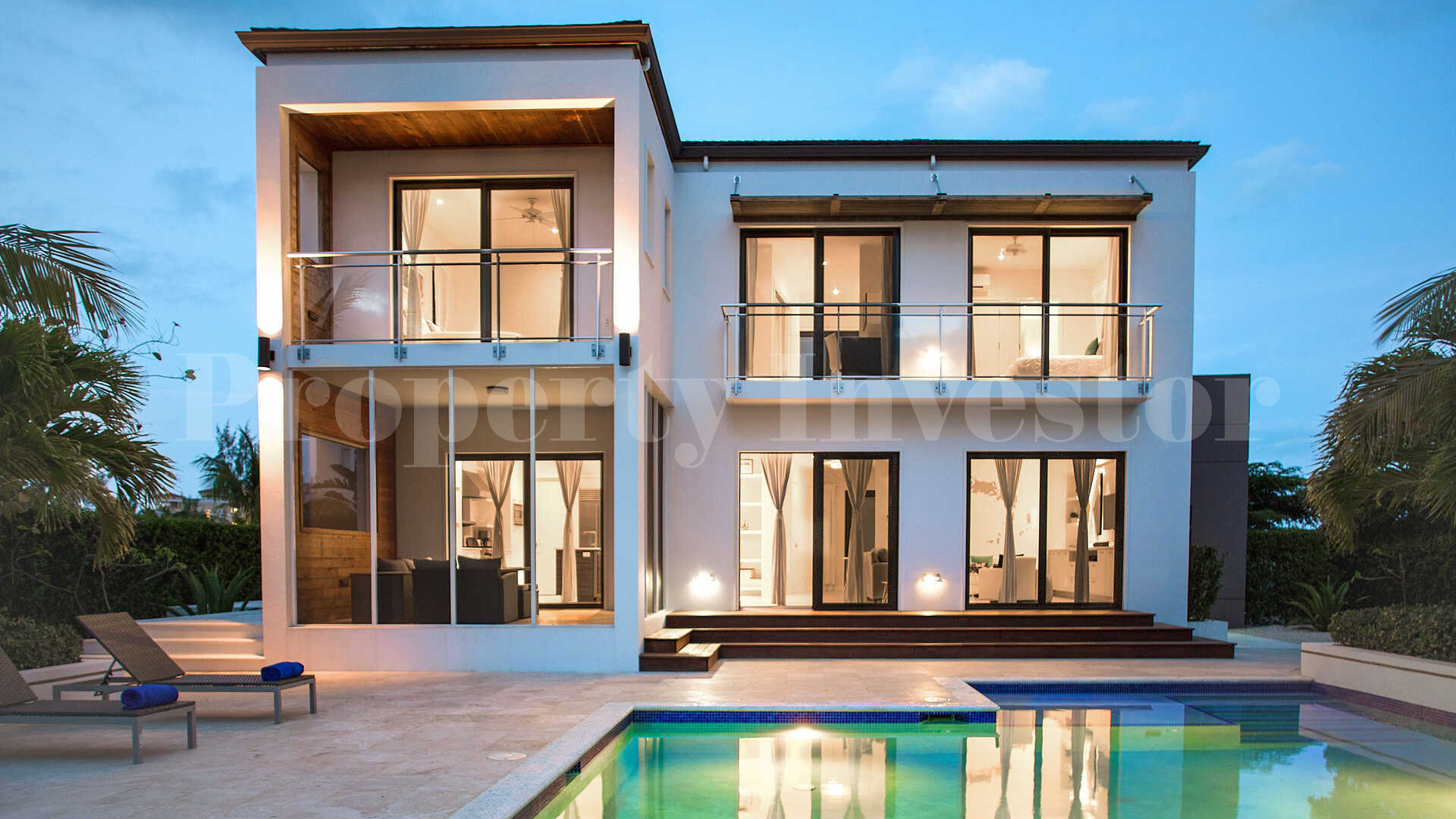 Роскошная вилла с 3 спальнями на берегу канала в Ливарде, Тёркс и Кайкос