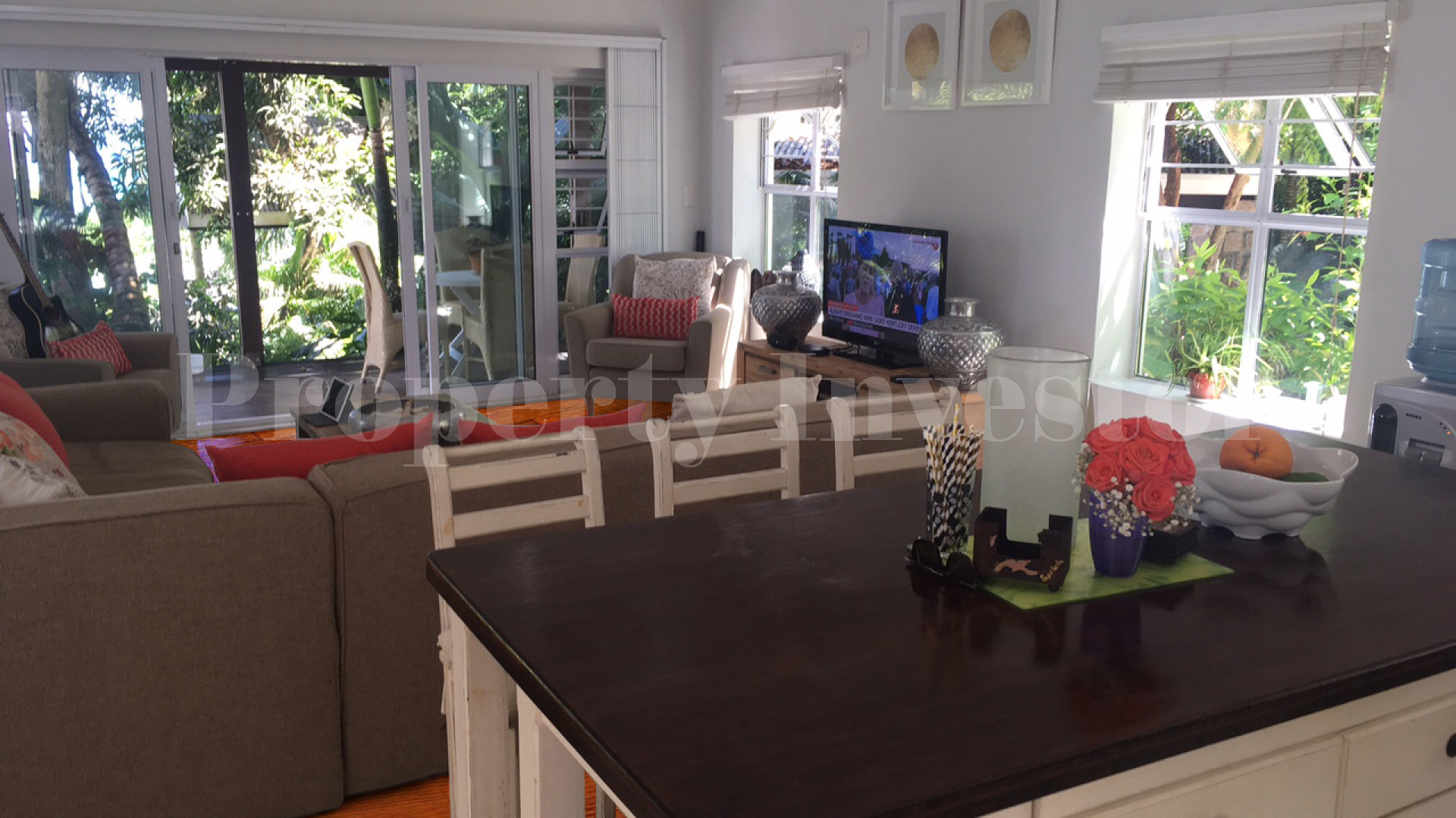 Lush 6 Bedroom Sea View Property Set on Landscaped Tropical Gardens in Mahé, Seychelles