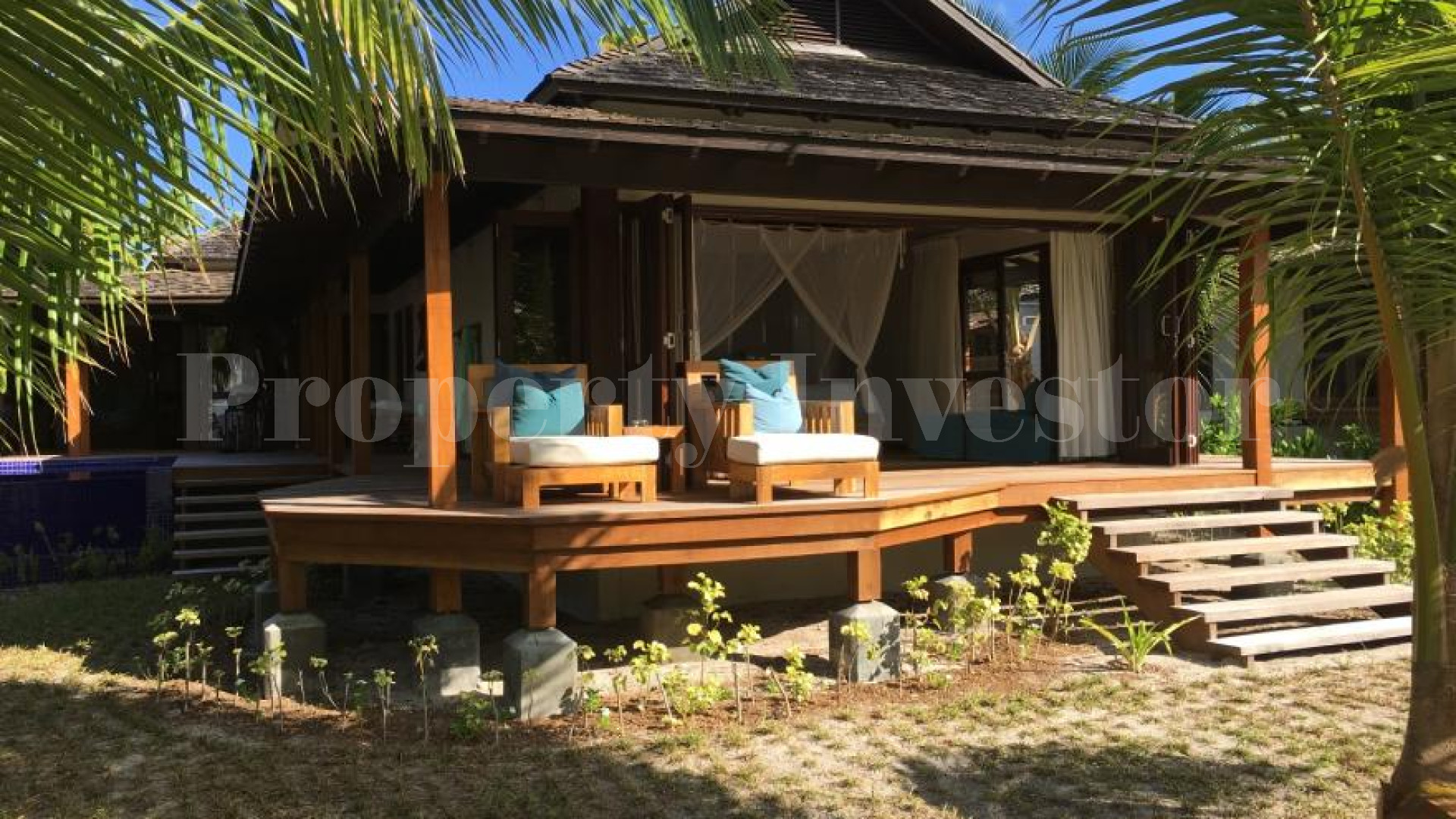 Private 4 Bedroom Luxury Beachfront Villa for Sale on Desroches Island, Seychelles