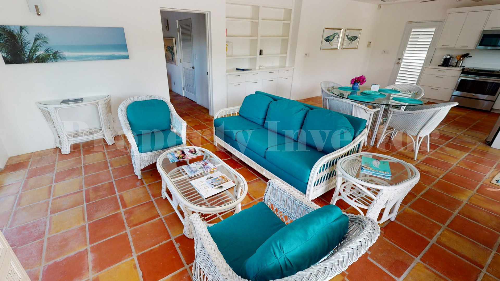 Beautiful 6 Bedroom Caribbean Style Luxury Beachfront Villa with Private Beach Access for Sale in Grace Bay, Turks & Caicos