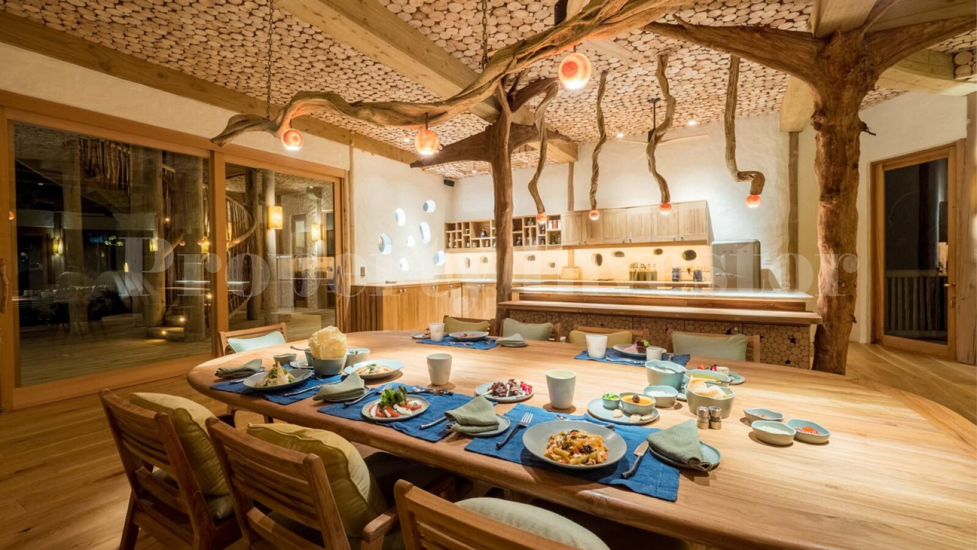 One-of-One 5 Bedroom Luxury Eco Resort Sunrise Villa with Viewing Moonlight Tower for Private Ownership in the Maldives