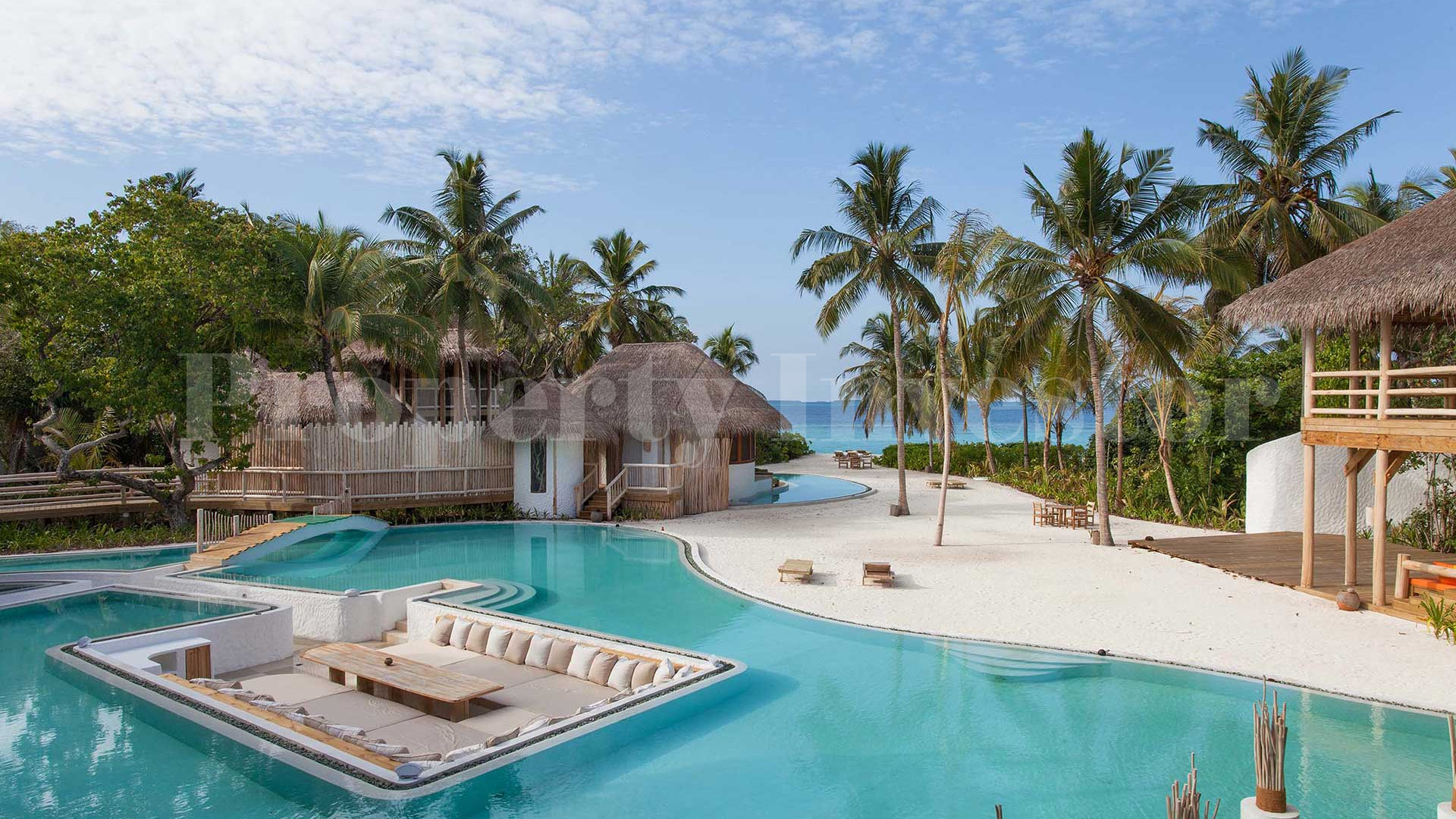 Exclusive 9 Bedroom Private Beachfront Pool Mansion for Sale in the Maldives