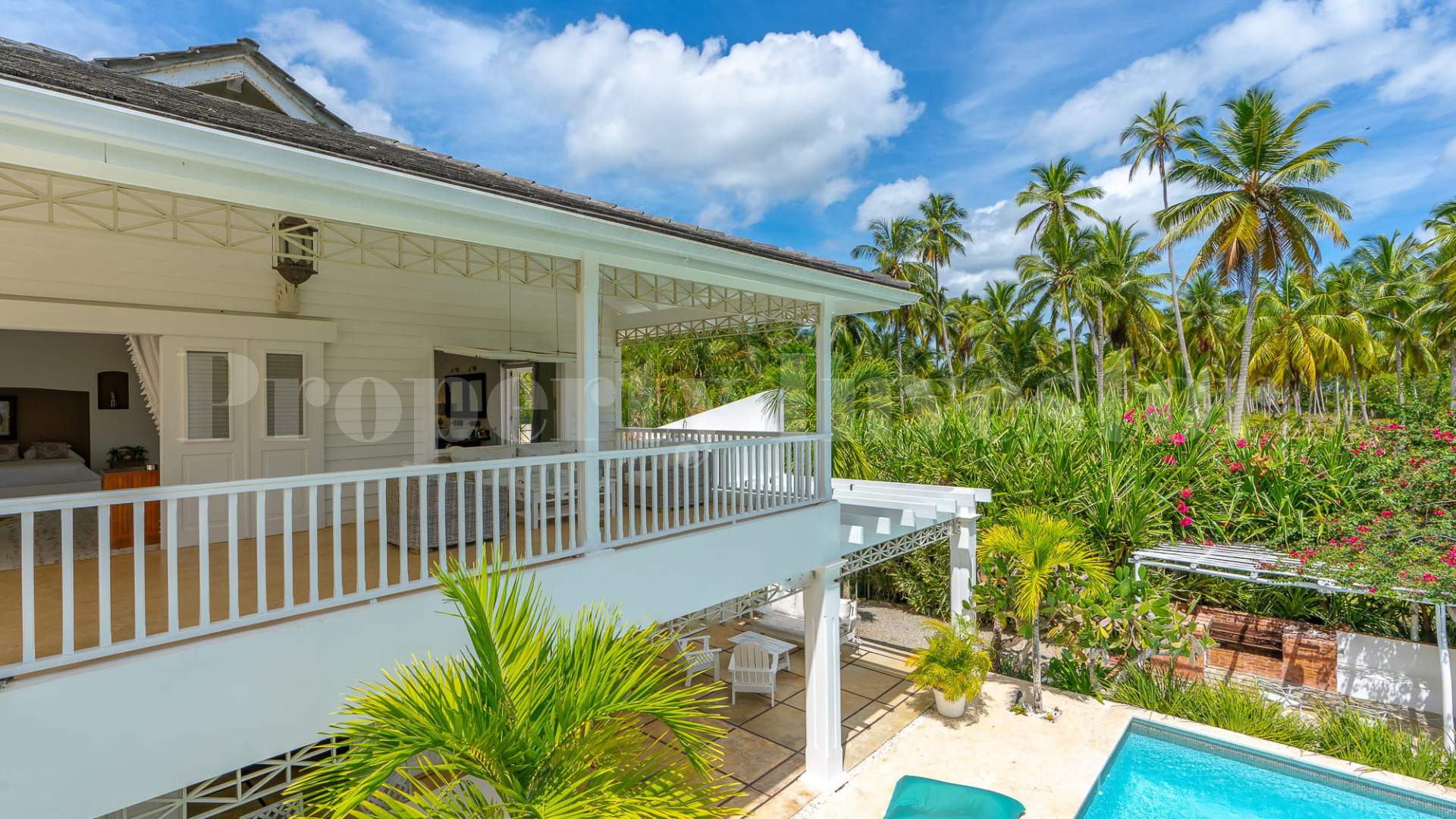 Magnificent 5 Bedroom Private Colonial Style Beachfront Villa for Sale in La Esperanza, Las Terrenas
